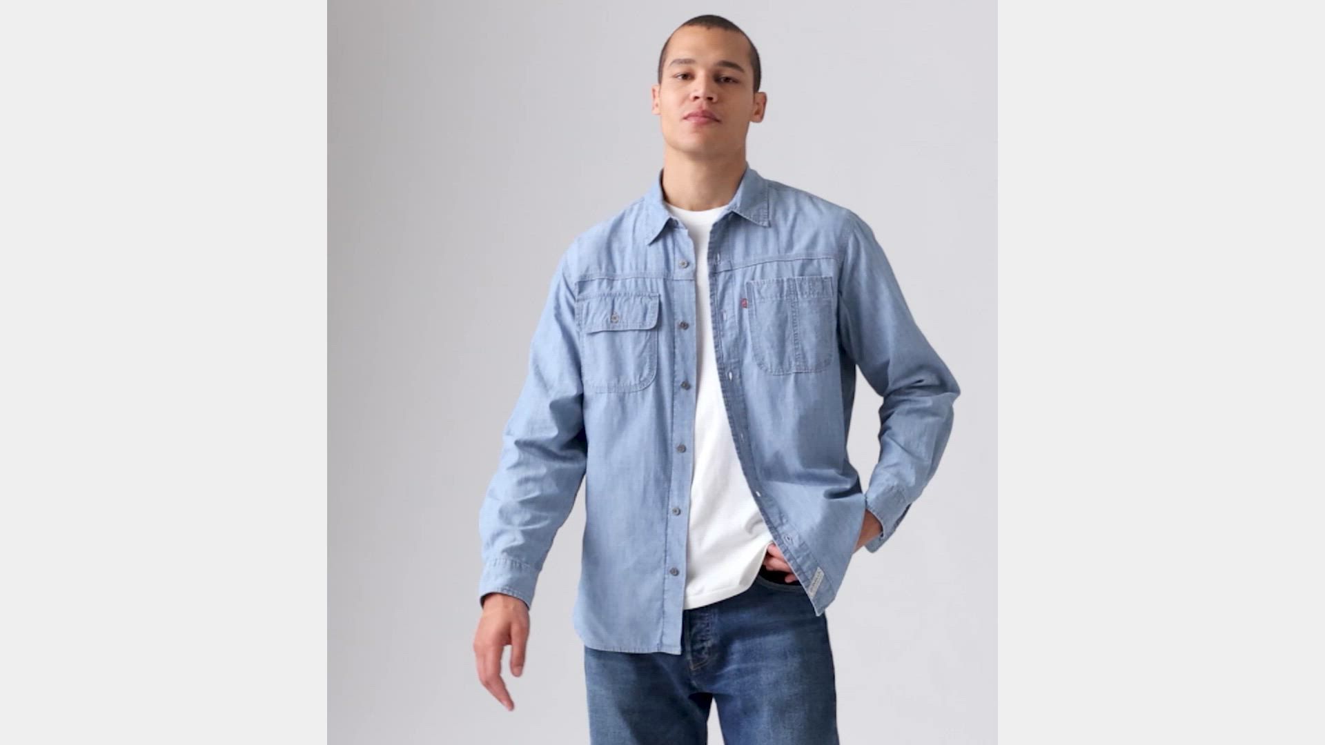 Long Sleeve Auburn Worker Shirt - Green | Levi's® US Long Sleeve Auburn Worker Shirt - Green | Levi's® US