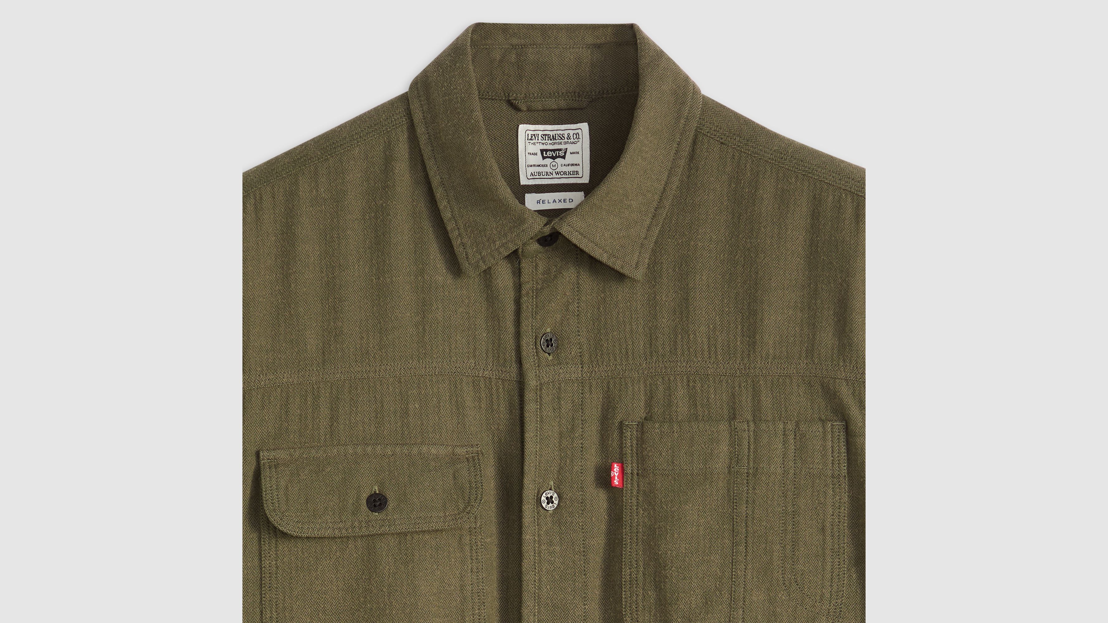 Long-Sleeve Auburn Worker Shirt