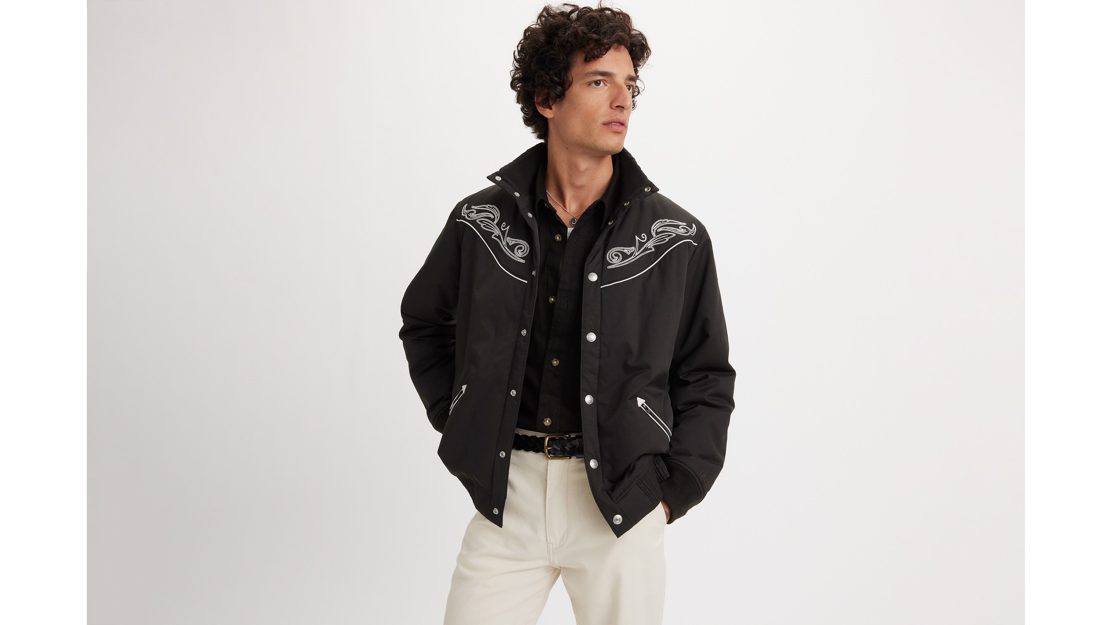 Toledo Western Filled Jacket - Black | Levi's® US