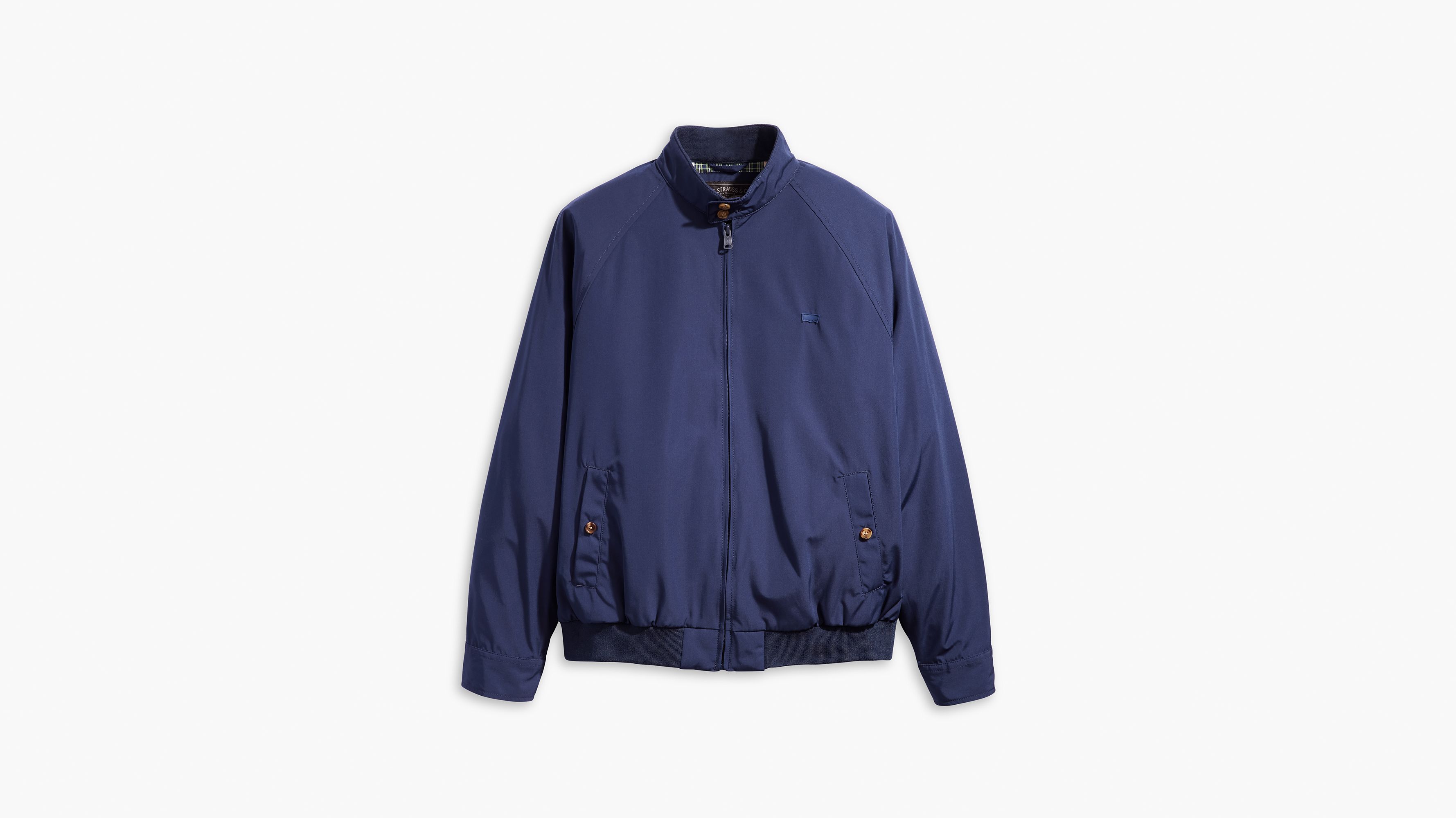 Porthleven chaqueta Harrington encerada para hombre