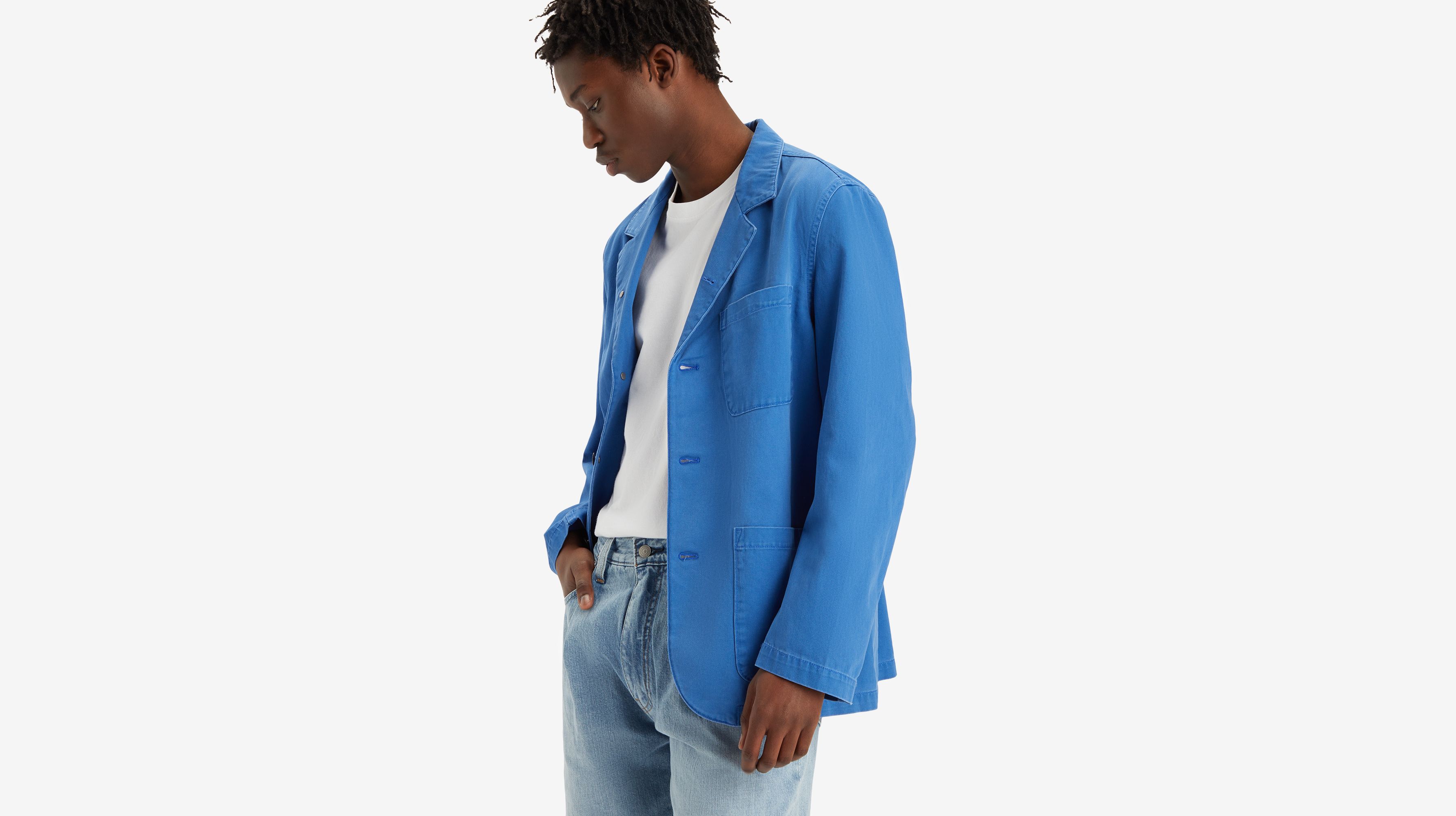Clement Washed Chore Jacket Blue Levi s IE