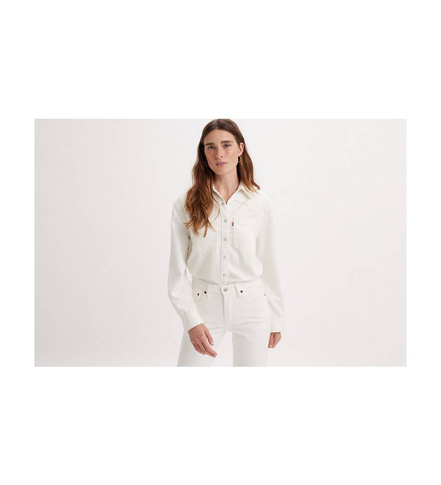 Teodora Western Shirt - White | Levi's® US