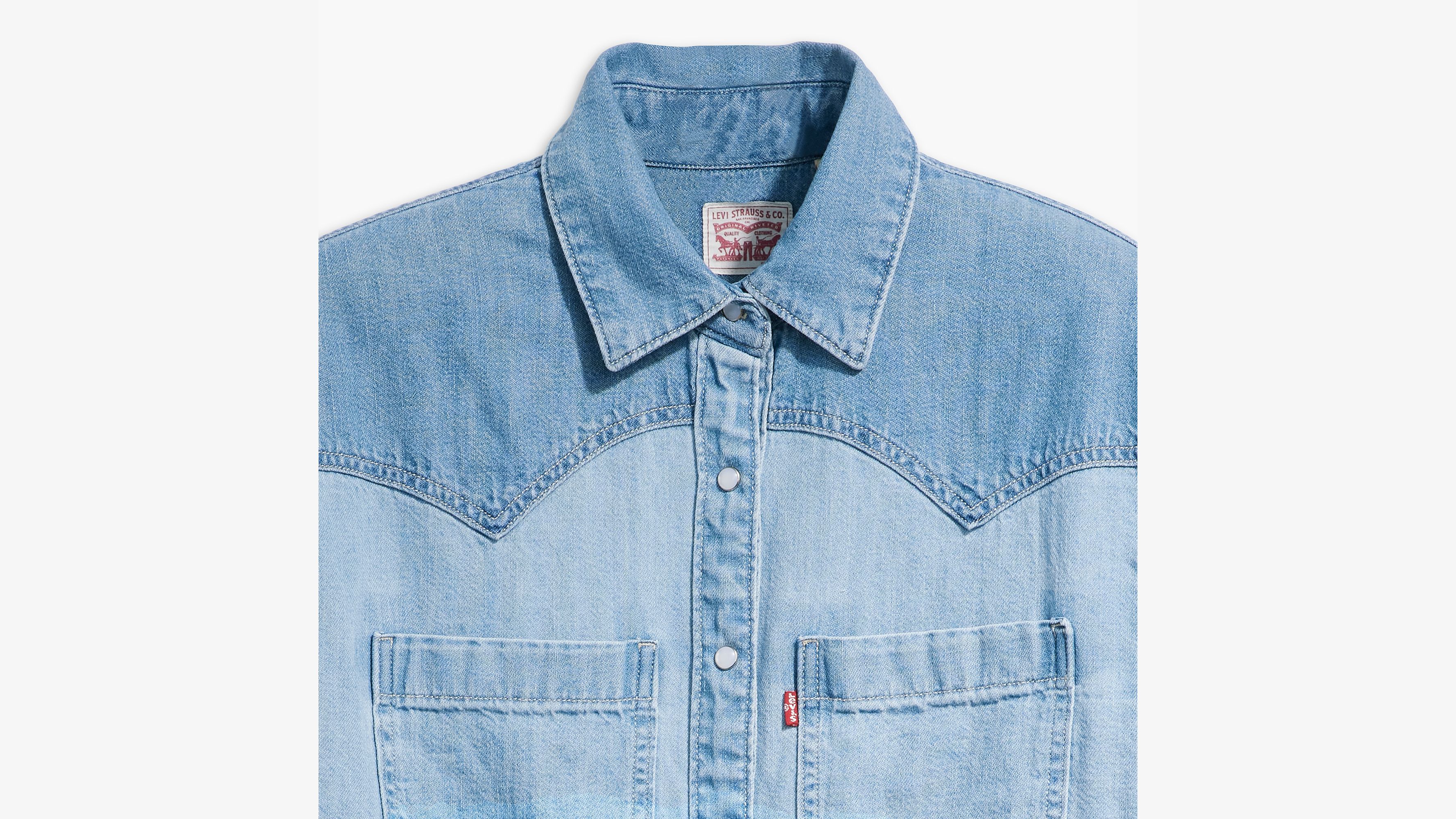 Levi western hot sale shirt