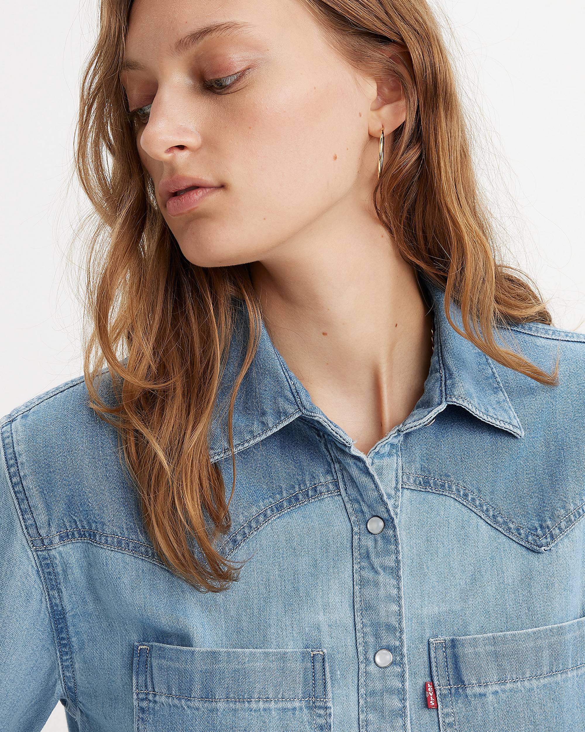 Teodora Western Shirt - Medium Wash | Levi's® US Teodora Western Shirt - Medium Wash | Levi's® US