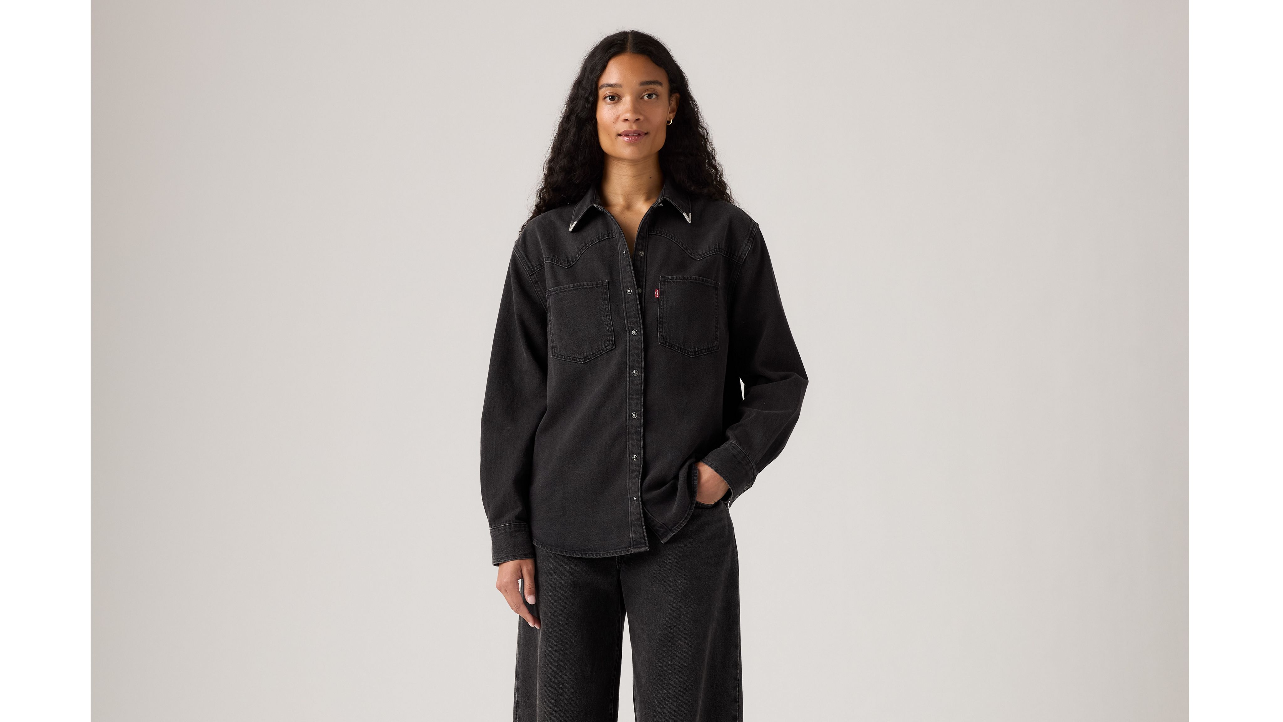 Teodora Metal Tipped Western Shirt