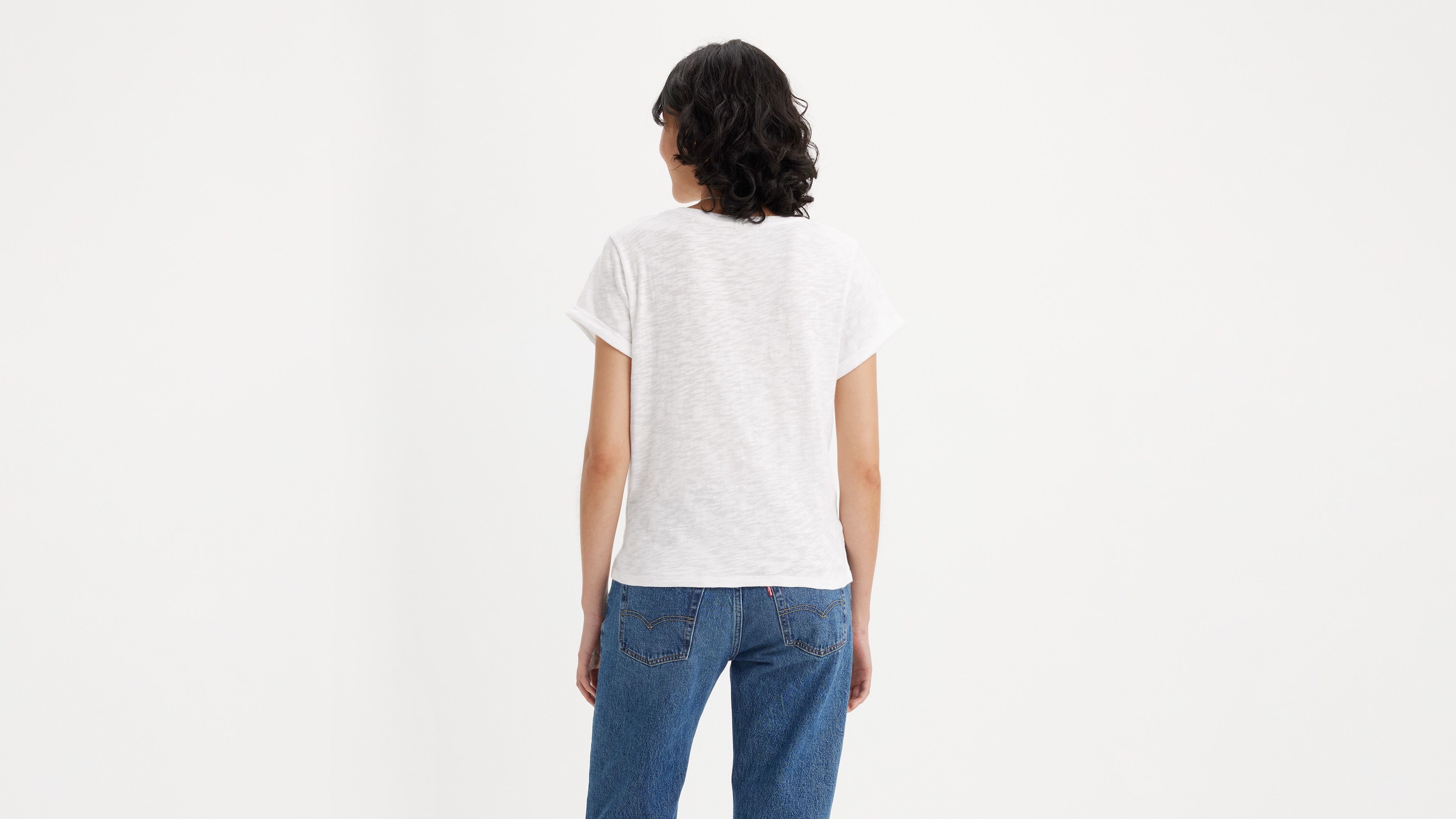 Levi's Margot Short Sleeve T-shirt In Egret