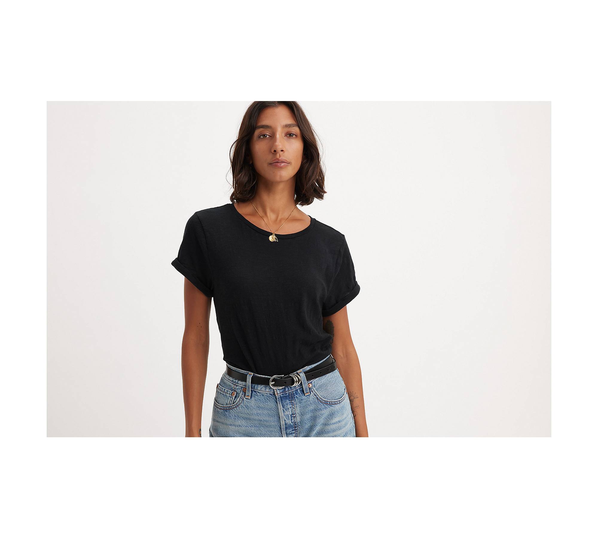 Margot Short Sleeve T-shirt - Black | Levi's® CA