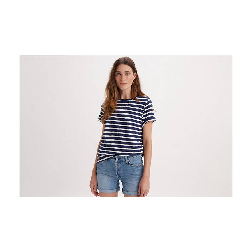 Striped Margot Short Sleeve T-Shirt 1