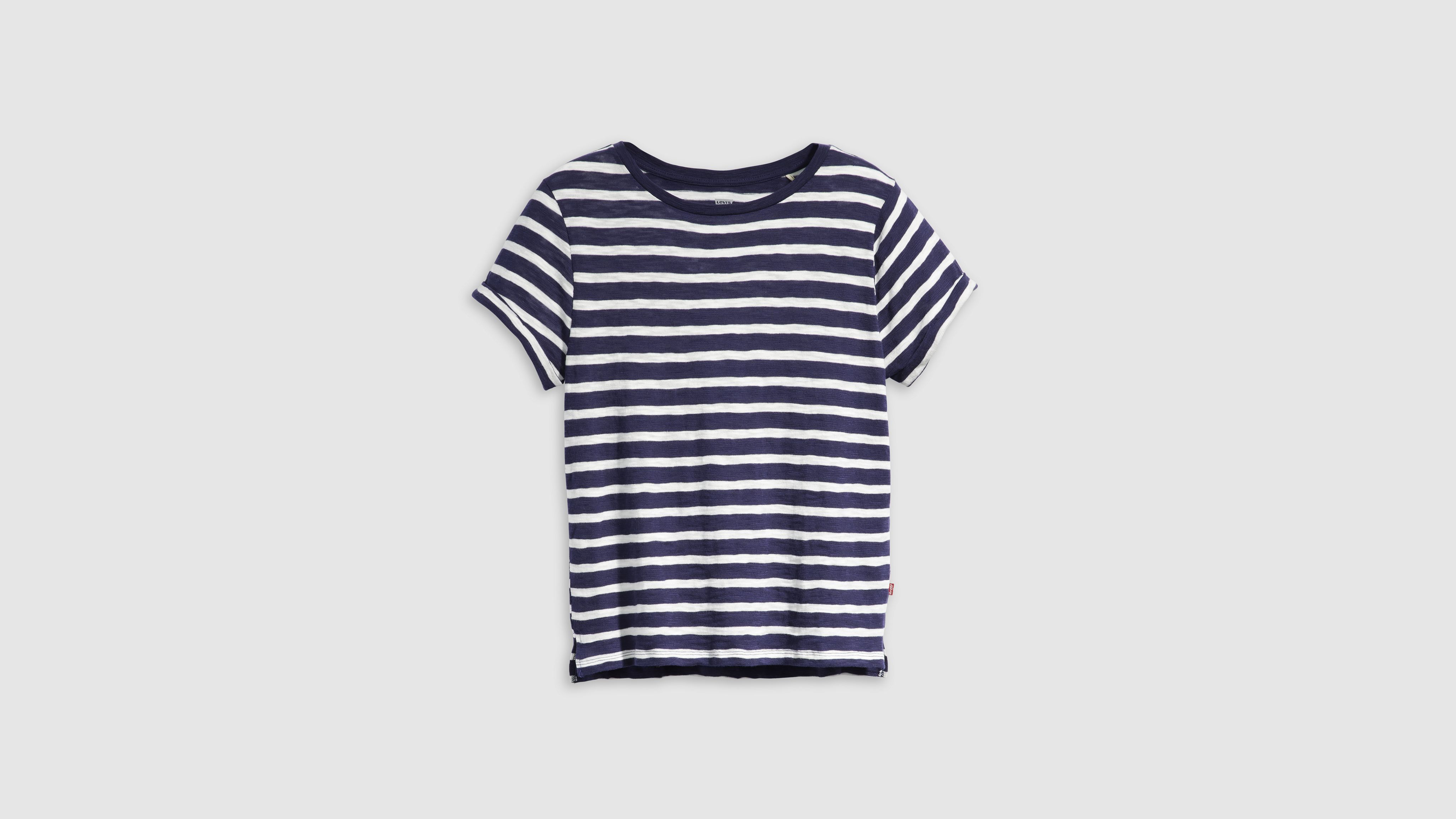 Levi's Striped Margot Short Sleeve T-shirt In Multi