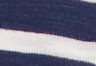 Navy Blue - Blue - Striped Margot Short Sleeve T-Shirt