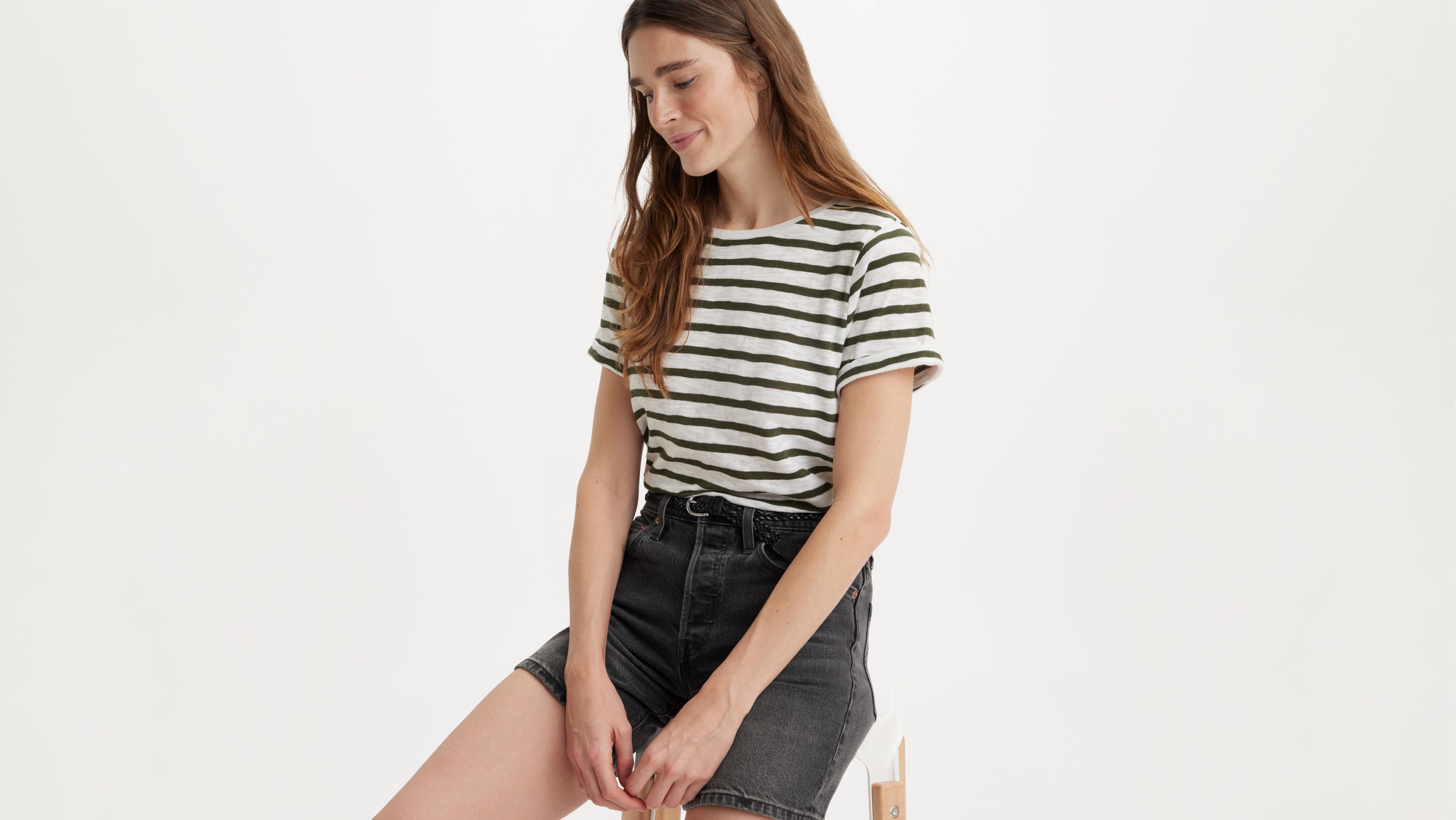 Levi's Margot Short Sleeve T-shirt In Deep Depths
