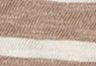Taupe Gray Stripe - White - Margot Short-Sleeve T-Shirt