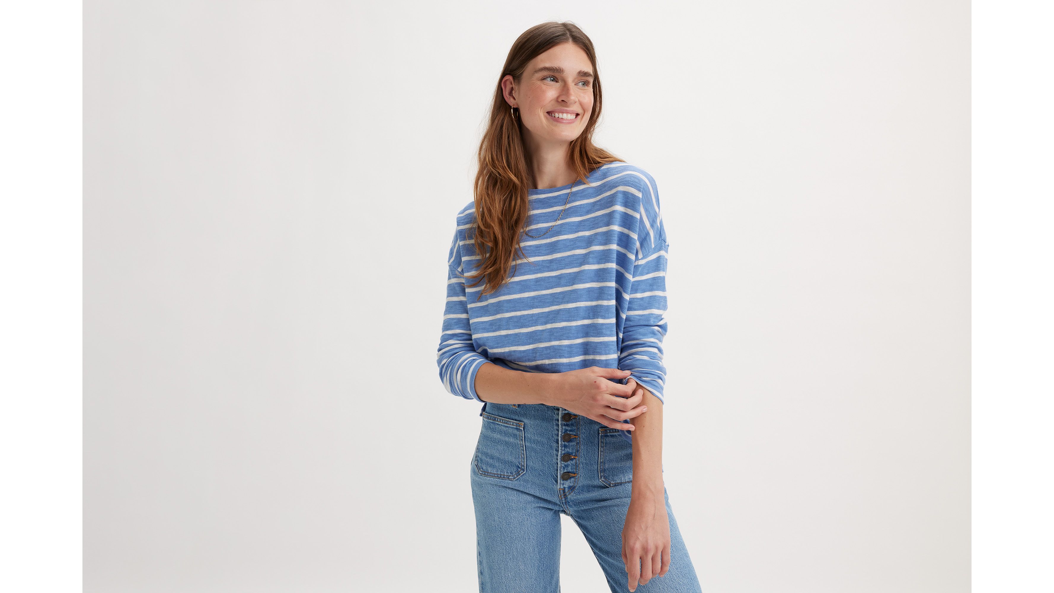 Striped Margot Long Sleeve T-Shirt