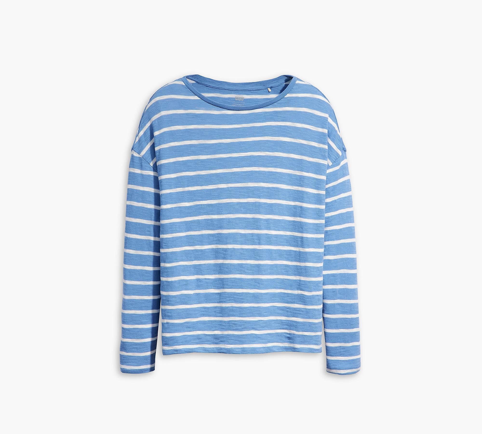 Striped Margot Long Sleeve T-shirt - Blue | Levi's® US