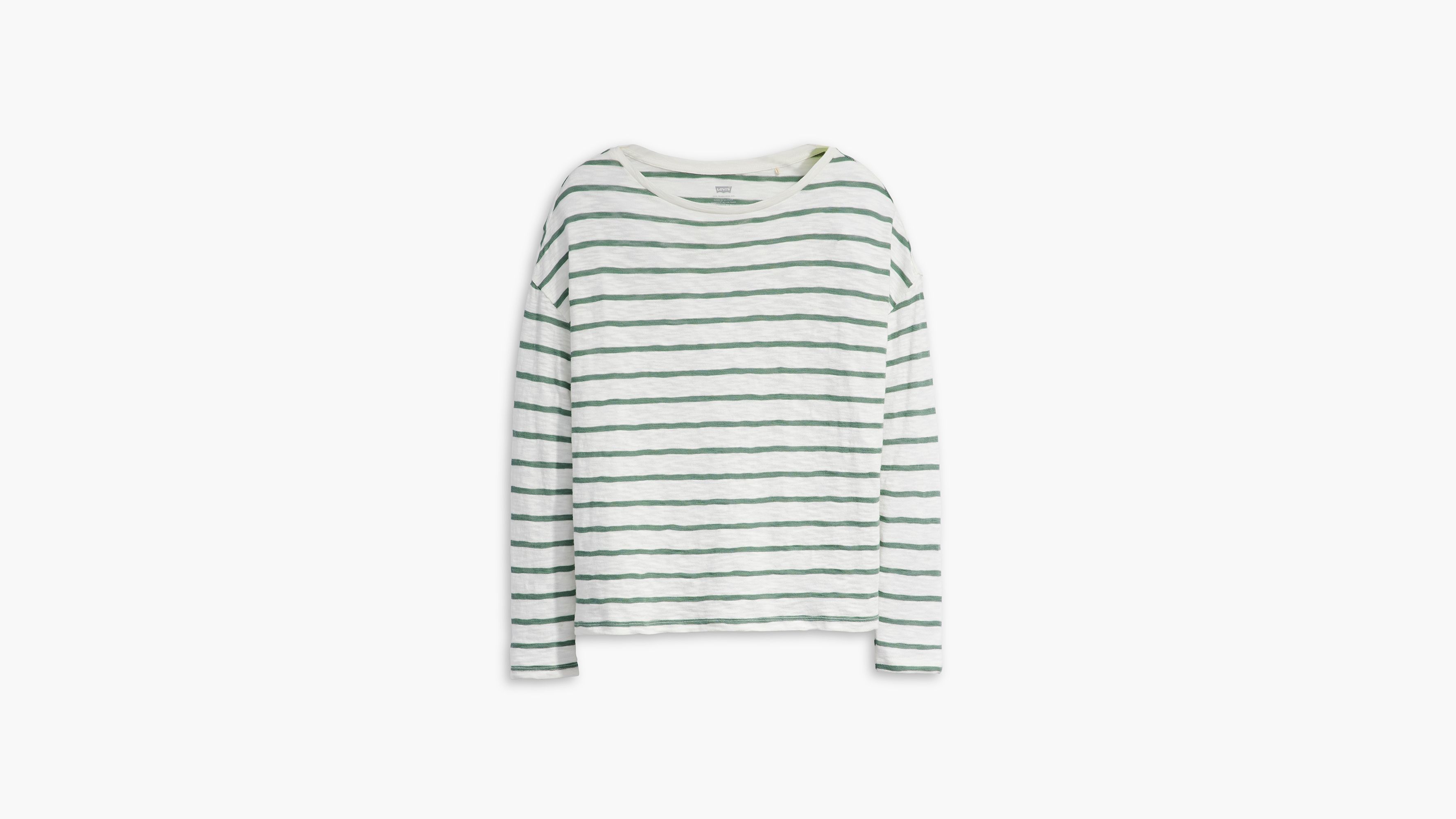 Olivia Klein Chic Striped Long-Sleeve Shirt – Beverlybased