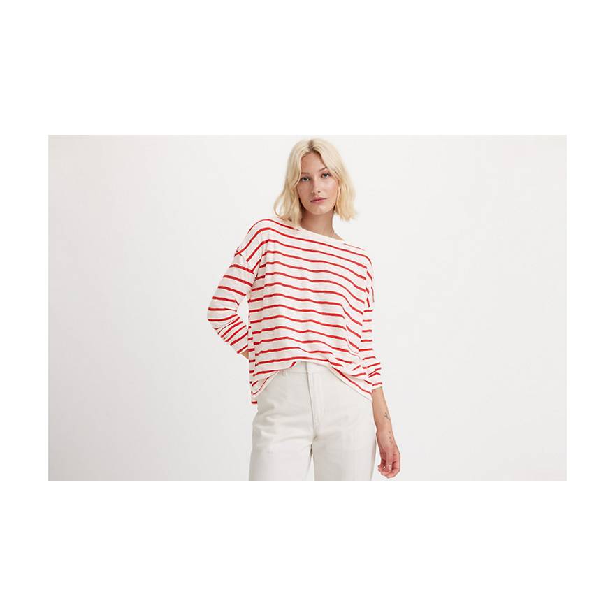 Striped Margot Long Sleeve T-Shirt 1