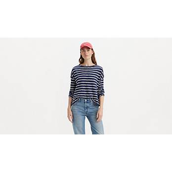Striped Margot Long Sleeve T-Shirt 2