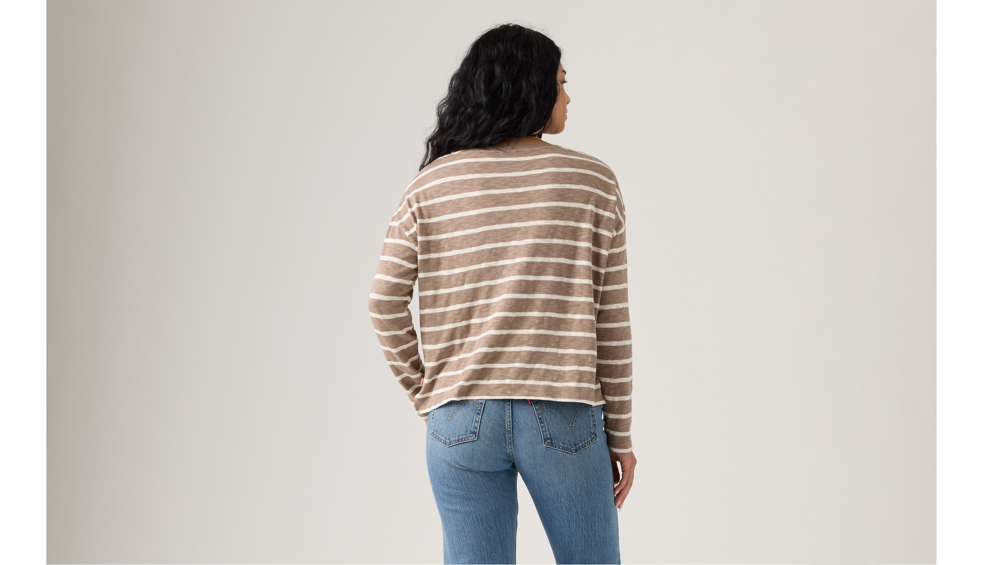 Levi's Margot Long-sleeve T-shirt In Brown