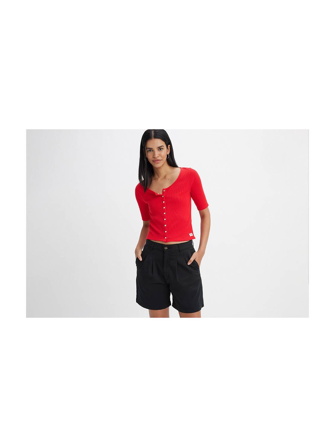 Women's Red Shirts, Blouses & Tops
