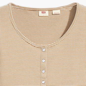 Dry Goods Waffle Button-Up Top 6