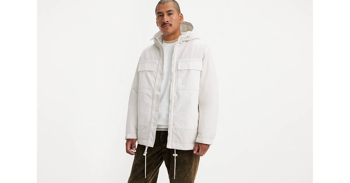 Tamalpais Hooded Jacket - White | Levi's® US