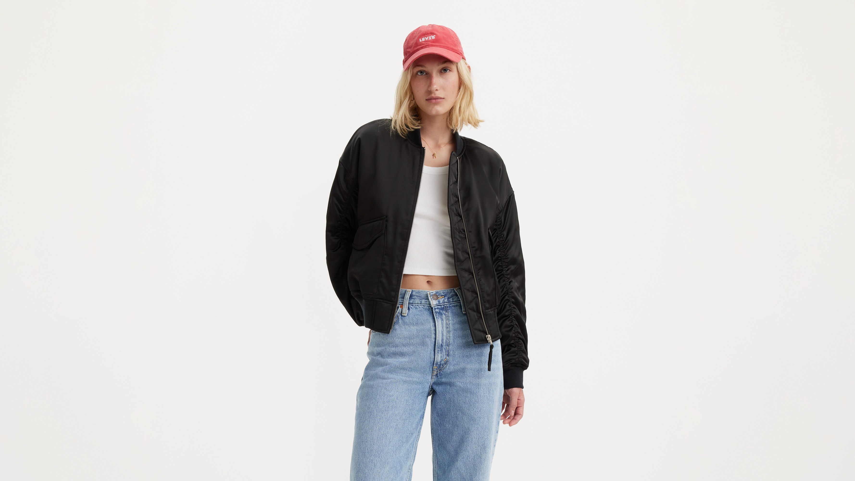 Levis women bomber outlet jacket