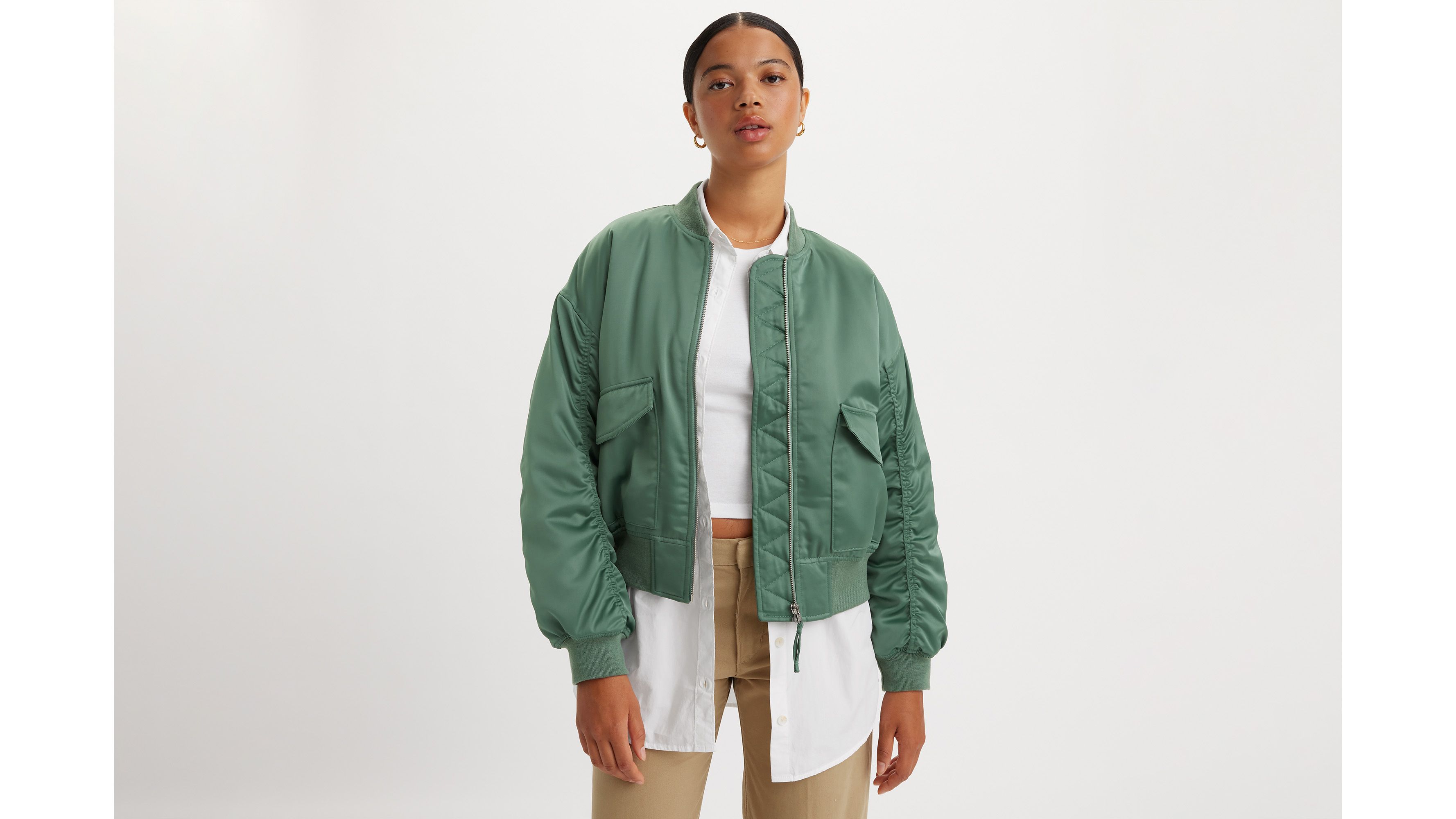 Andy Tech Jacket - Green | Levi's® CY