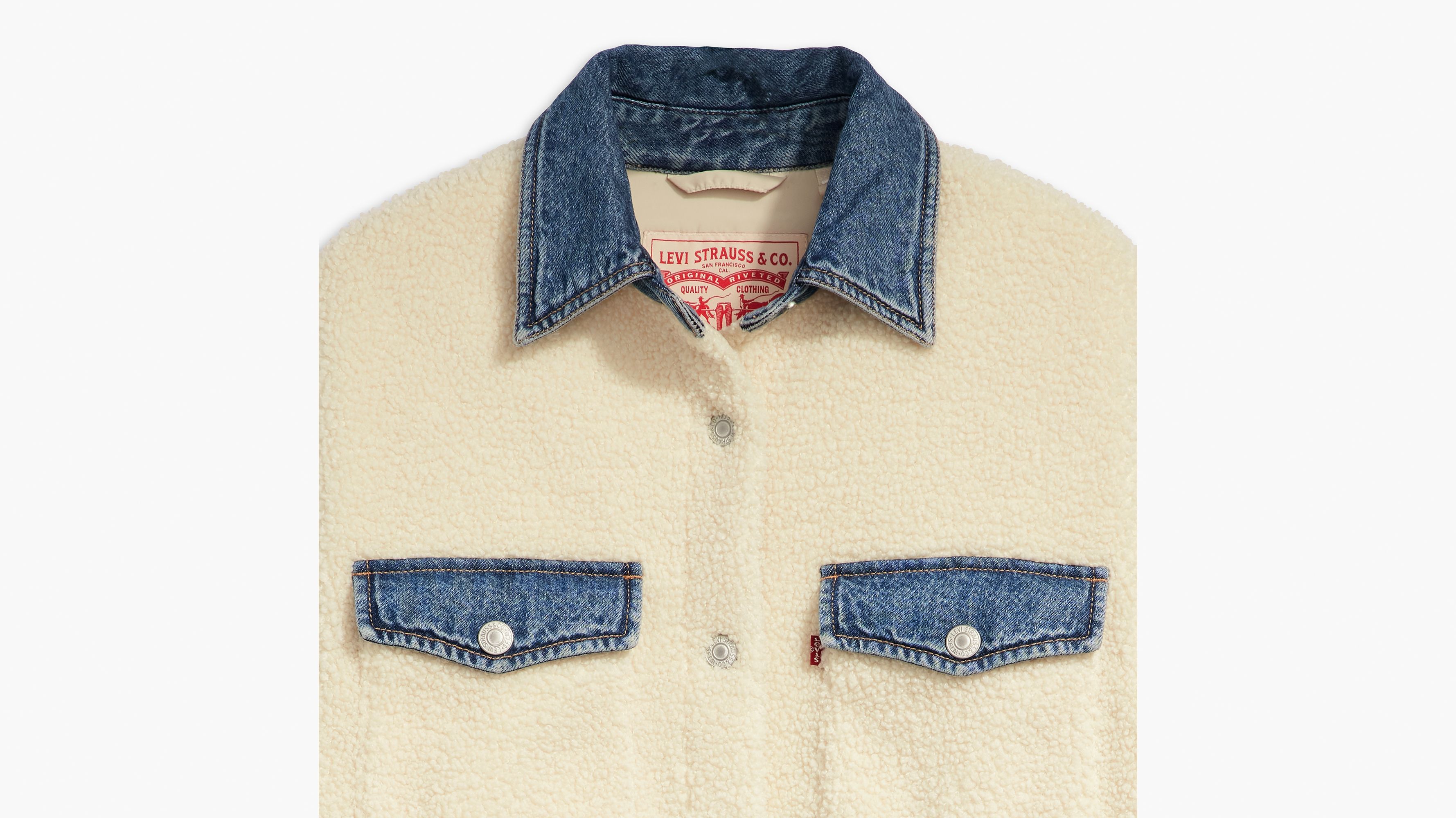 Nola Shacket Shirt Jacket - White | Levi's® US