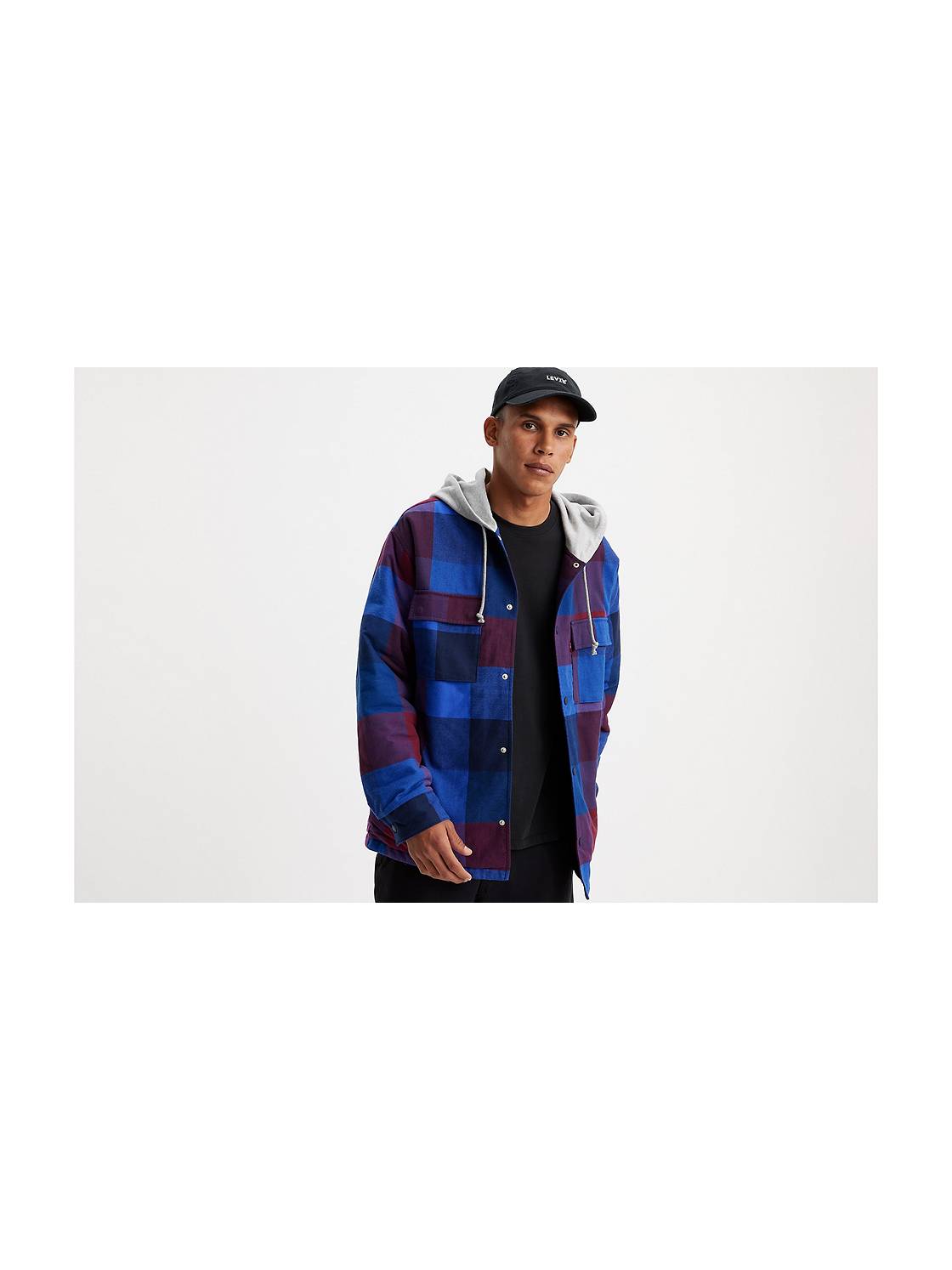 Button-up Hoodie Shirts For Men