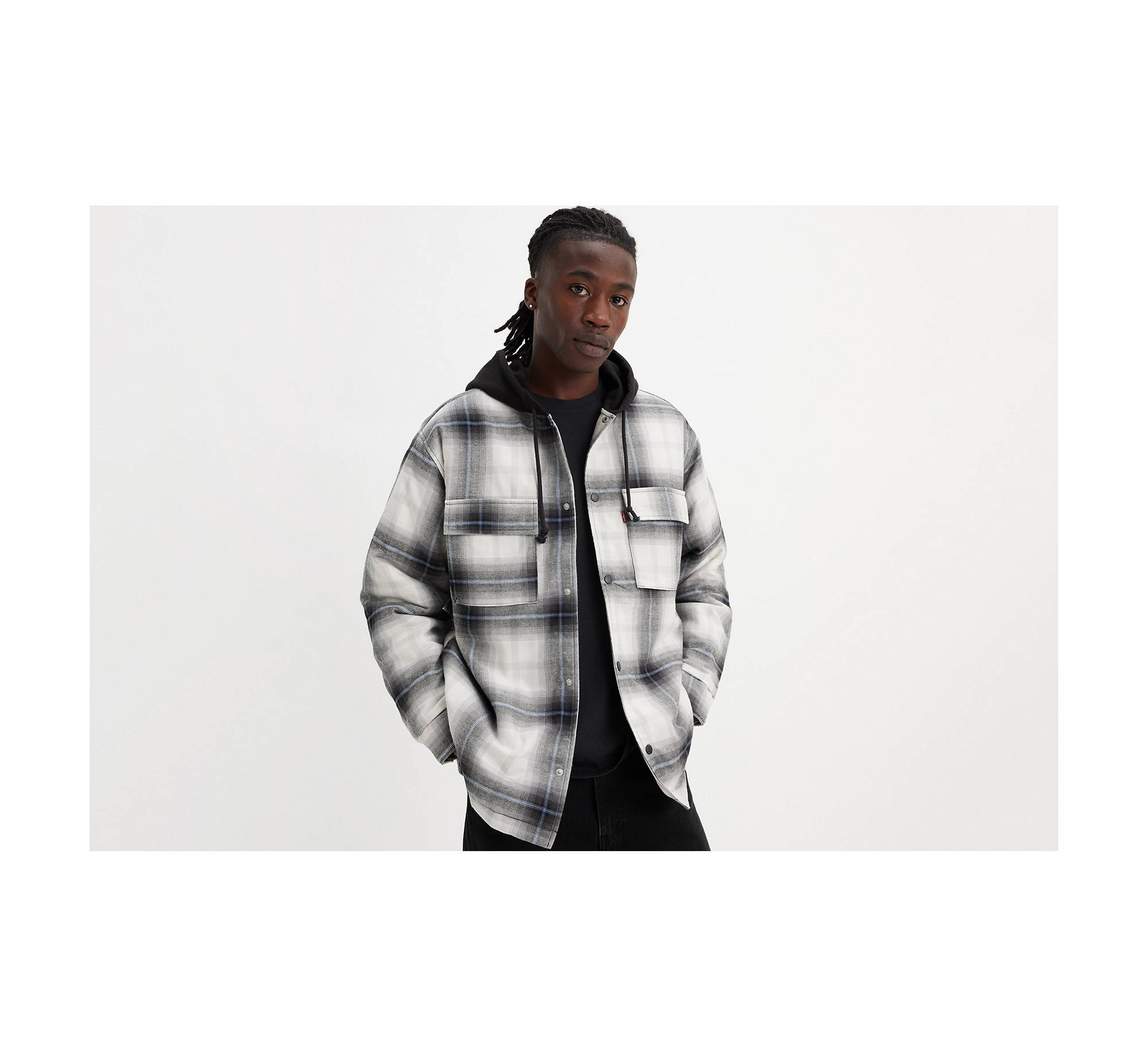 Hooded Jackson Worker Overshirt - Grey | Levi's® US