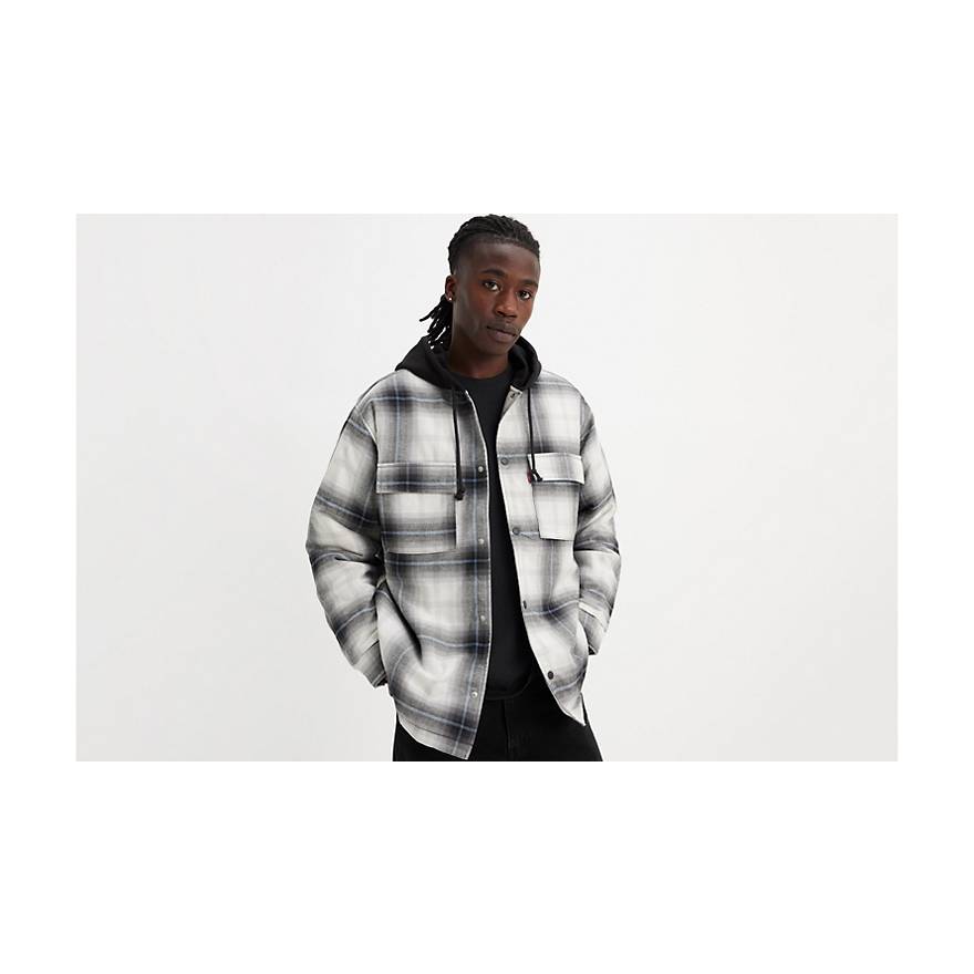 Hooded Jackson Worker Overshirt - Grey | Levi's® US