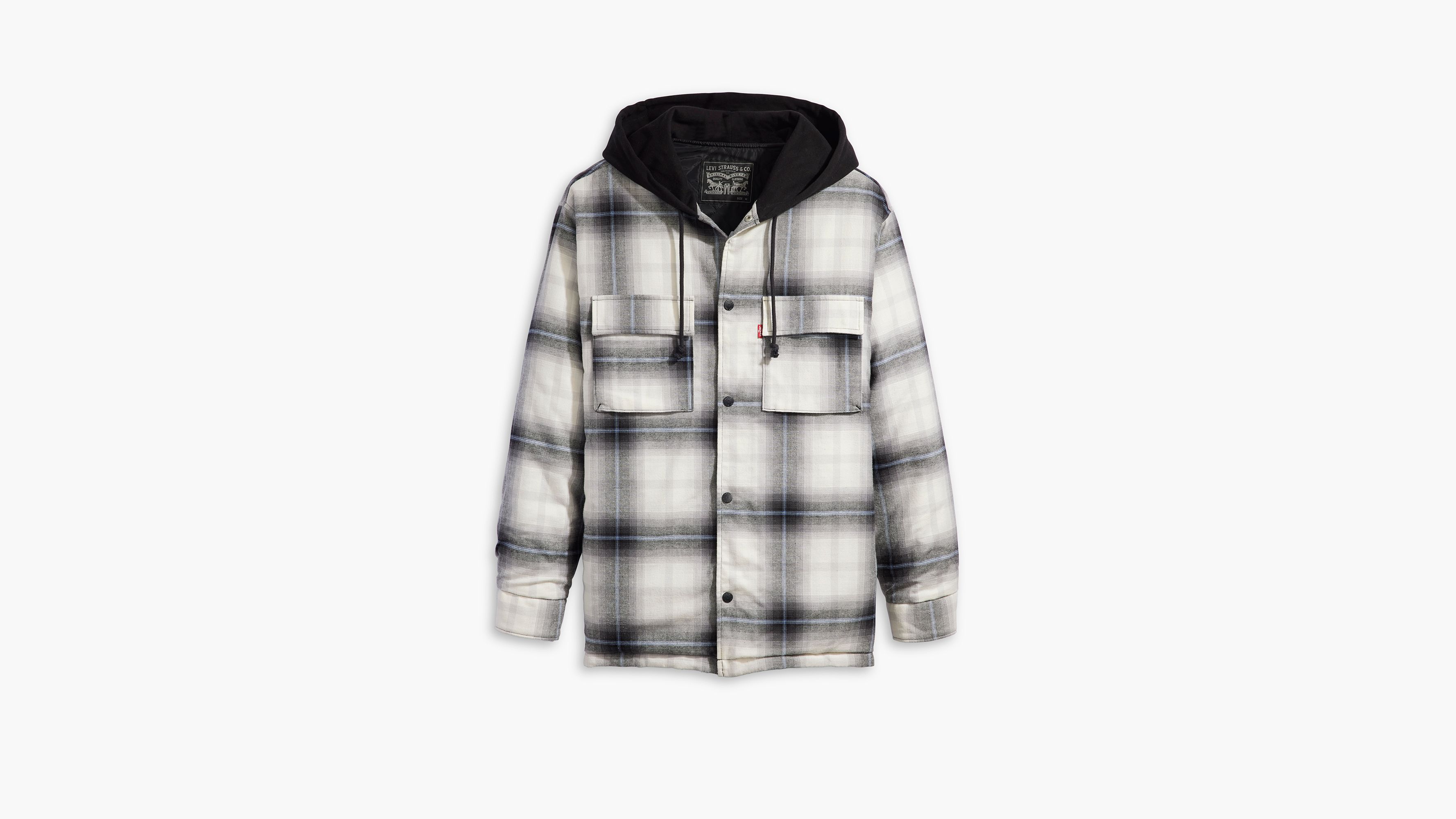 Hooded Jackson Worker Overshirt - Grey | Levi's® CA