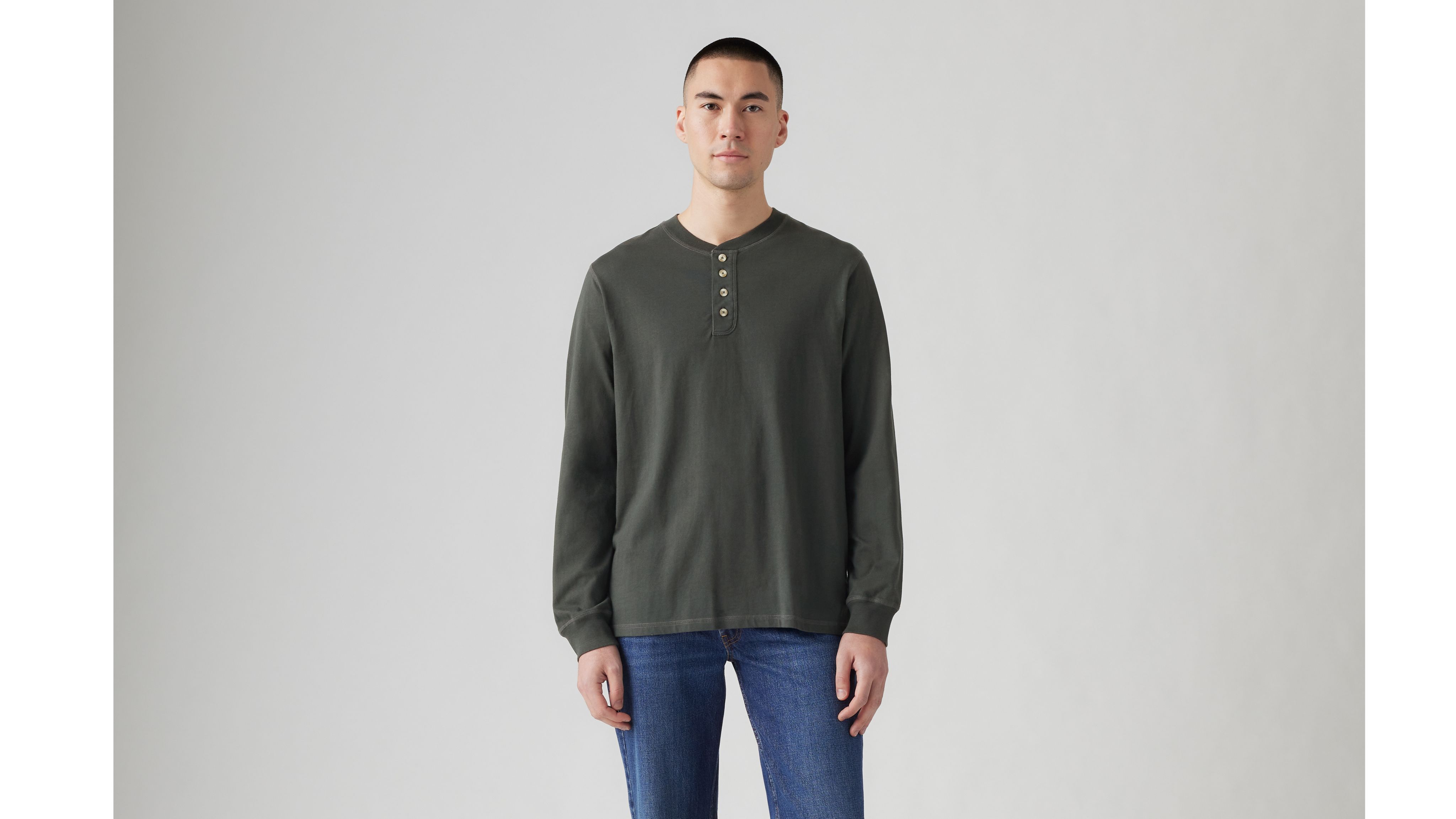 Four-Button Henley