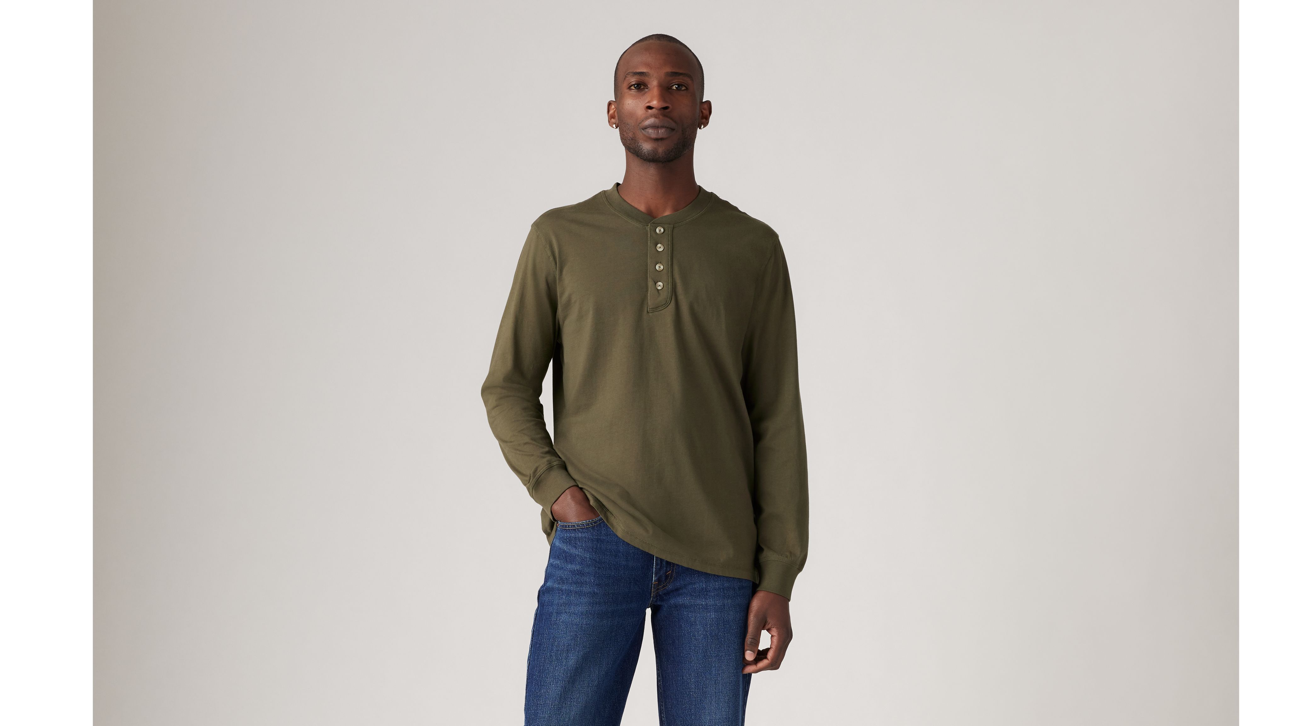 Four-Button Henley