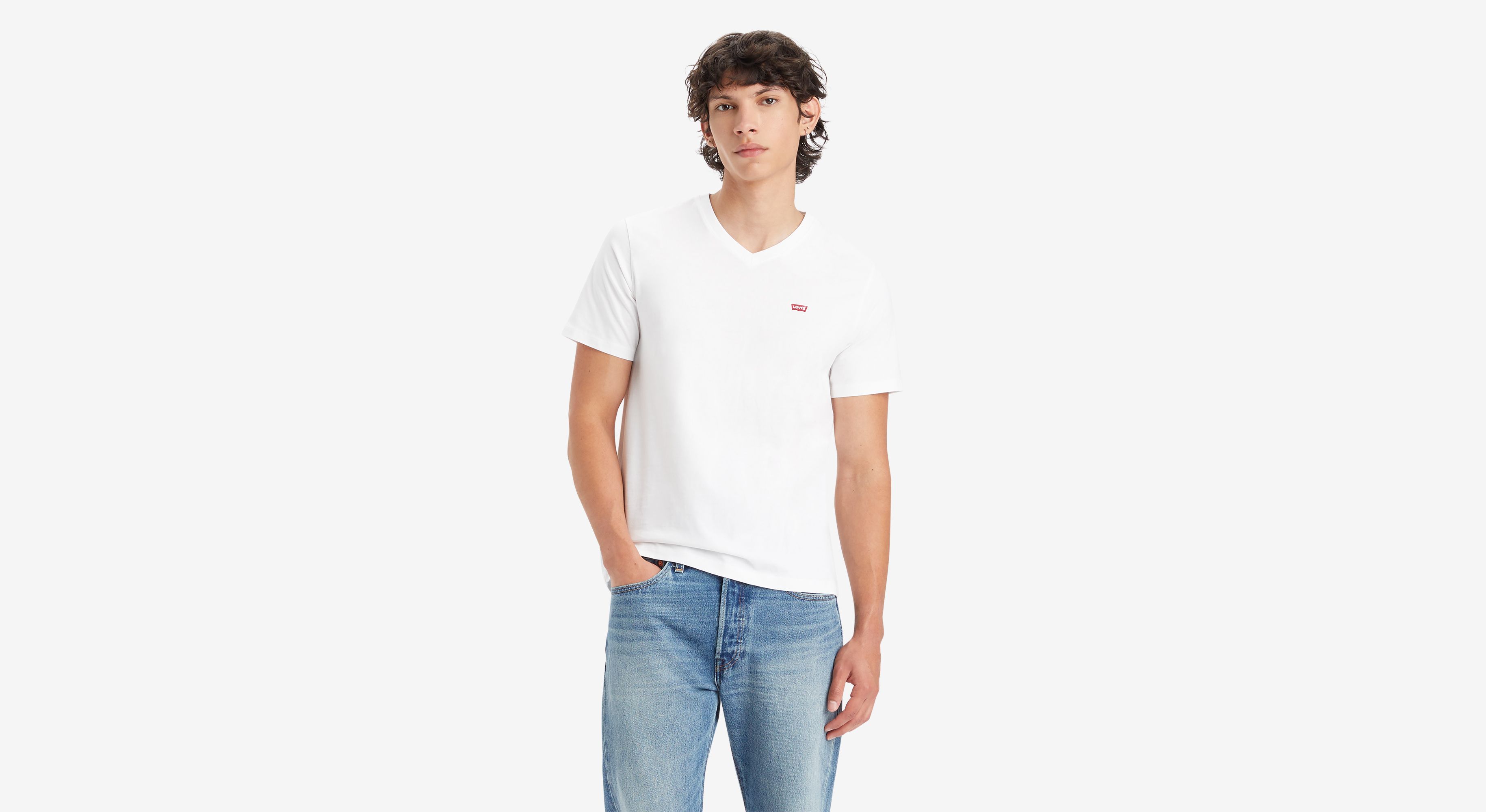 Classic Housemark V-Neck Tee 1