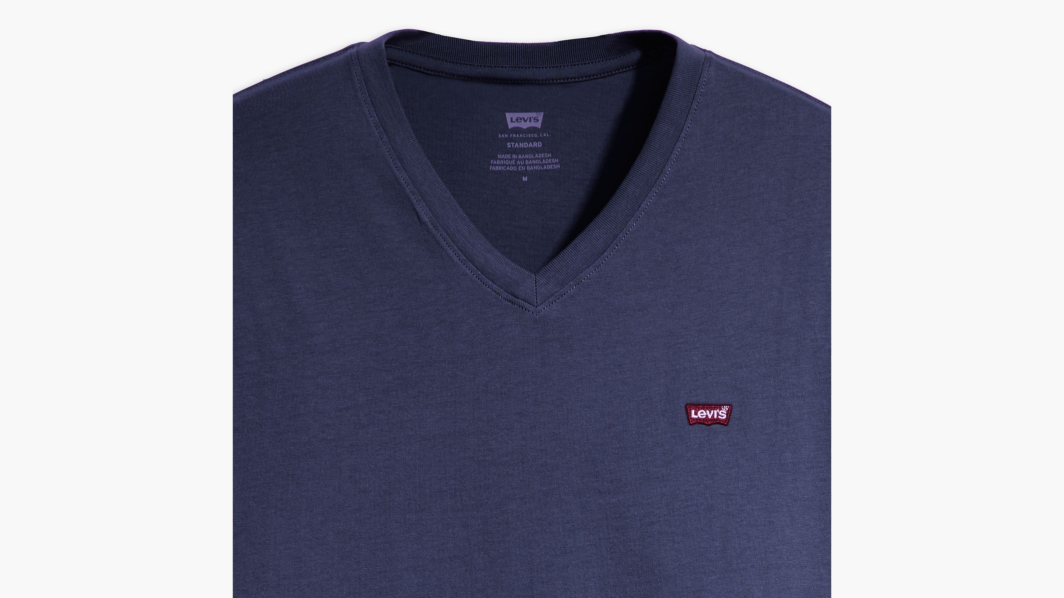 Classic Housemark T-shirt met V-hals 4