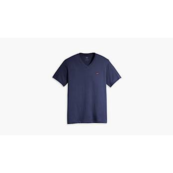 Klassisk Housemark t-shirt med v-hals 3
