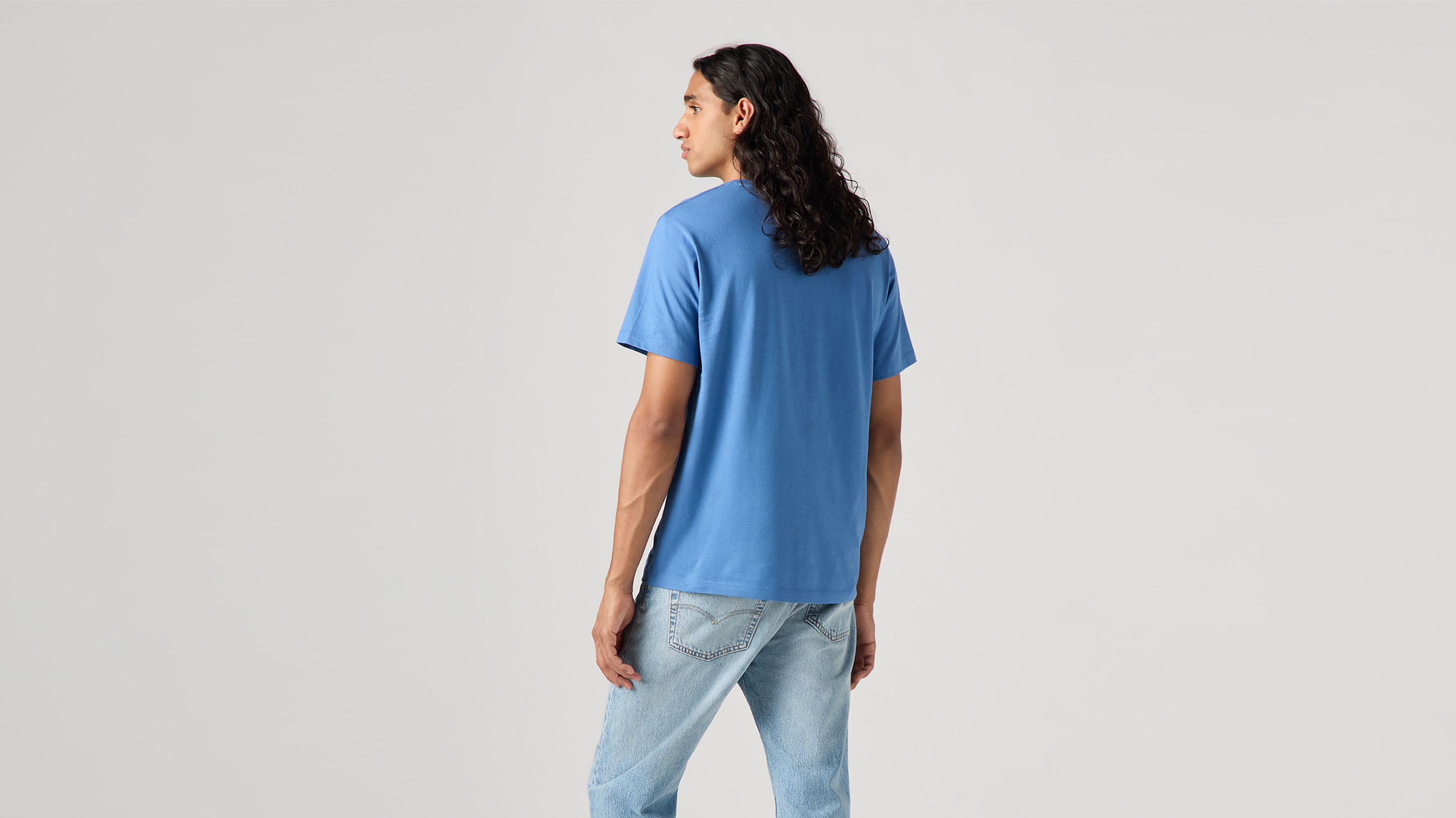 Classic Housemark T-shirt met V-hals 2