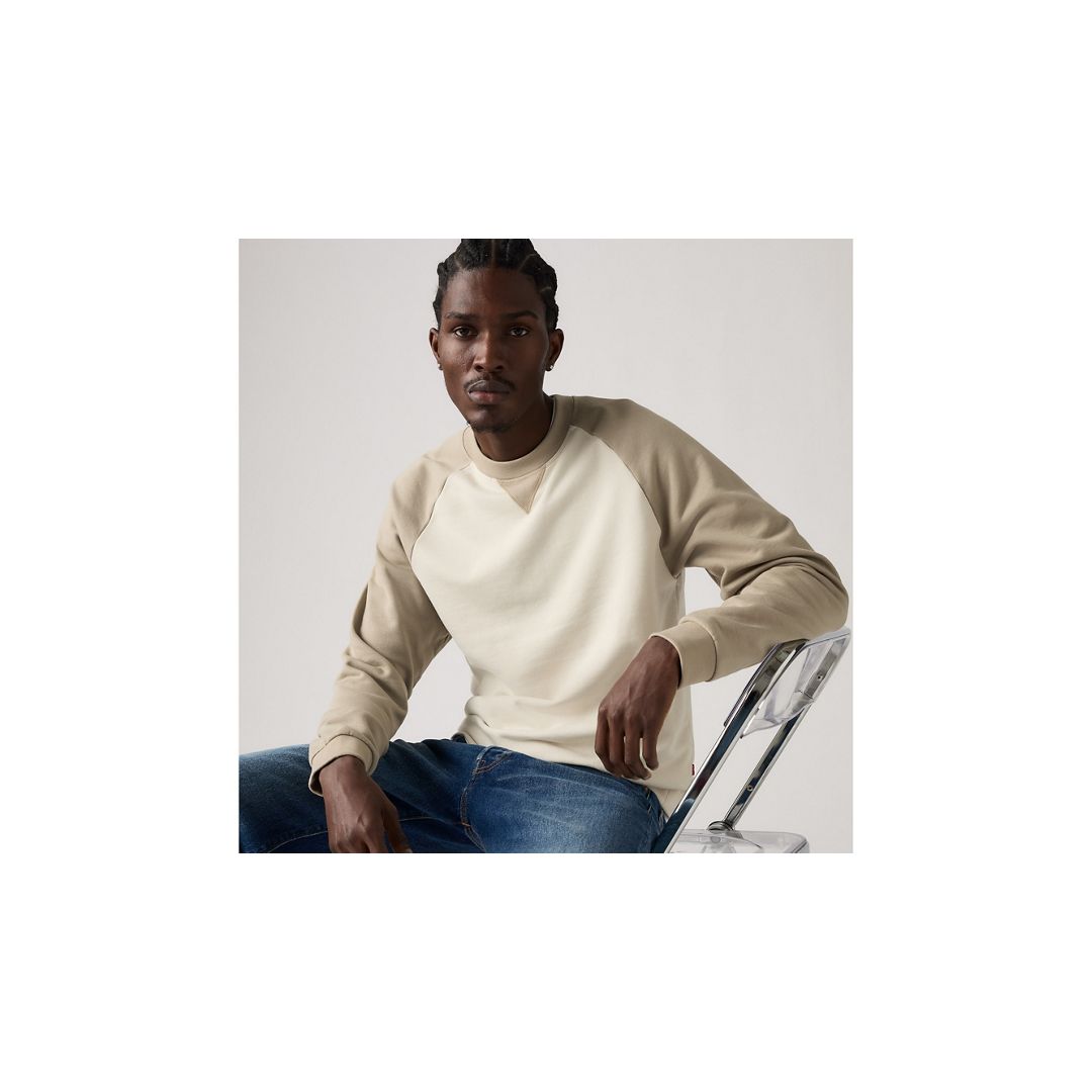 Levi's Red Tab Crewneck Sweatshirt In Neutral