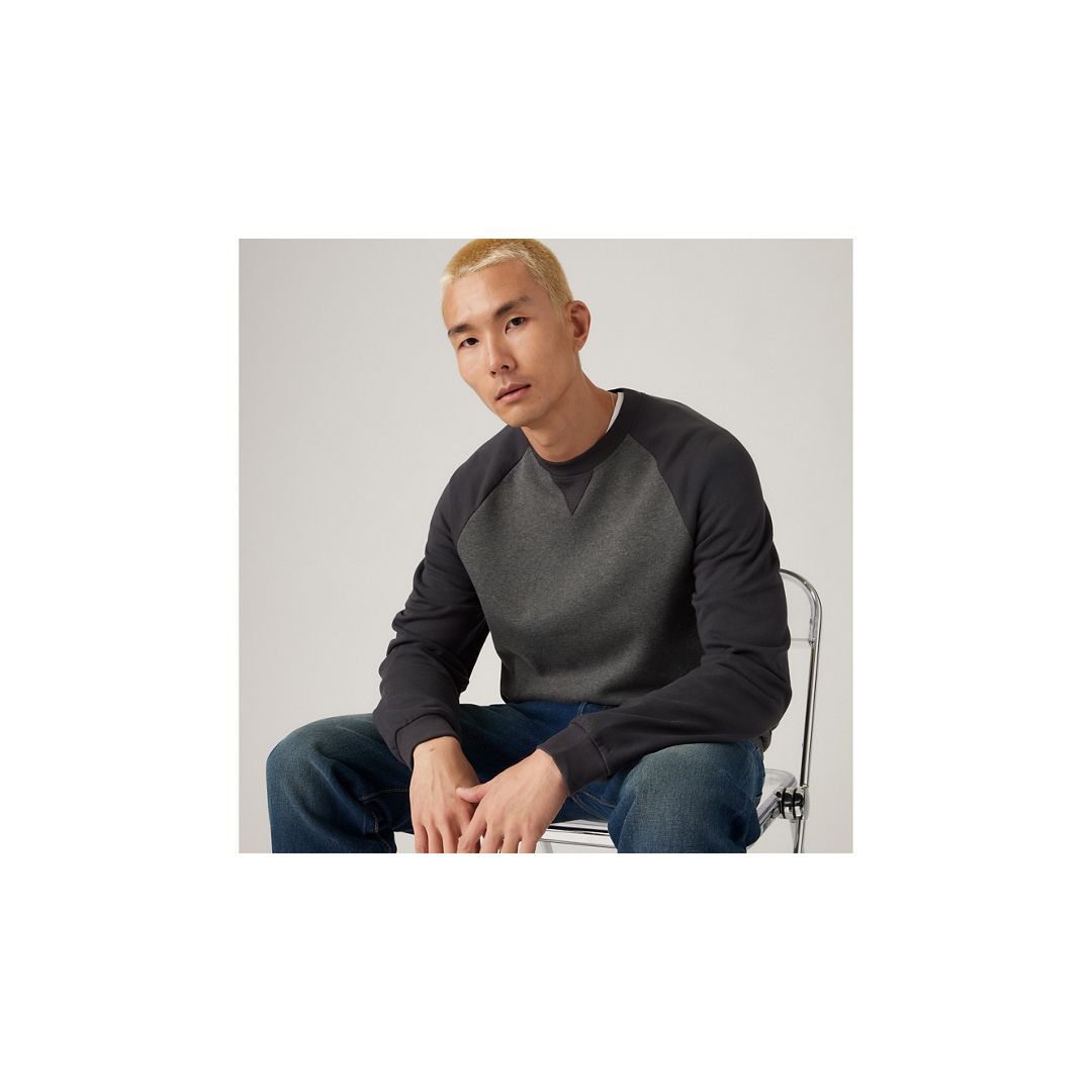 Levi's Red Tab Crewneck Sweatshirt In Blue