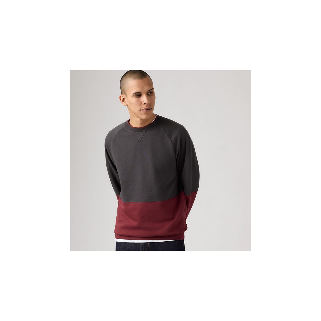 Levi's Red Tab Crewneck Sweatshirt In Gray