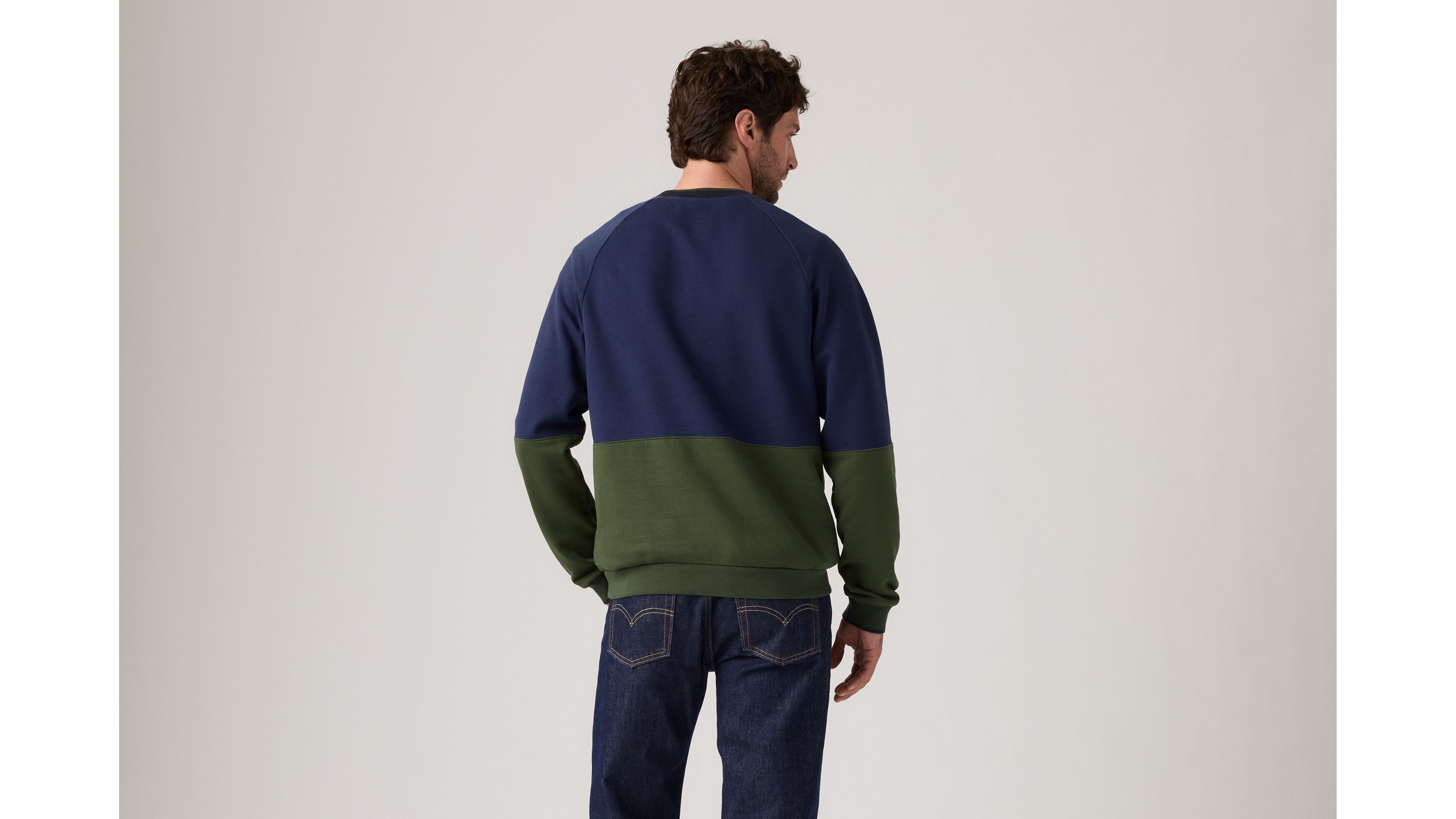 Levi's Red Tab Crewneck Sweatshirt In Blue