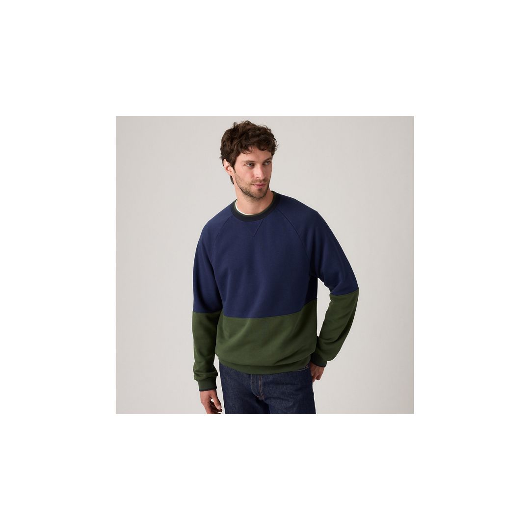 Levi's Red Tab Crewneck Sweatshirt In Blue
