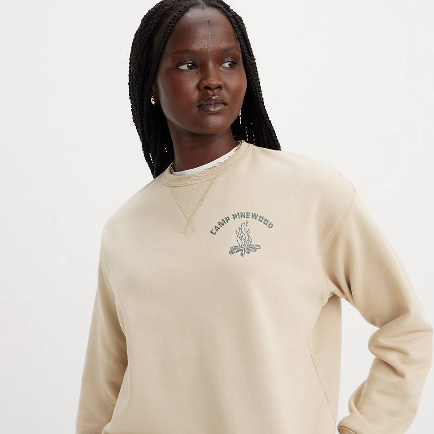 Graphic Signature Crewneck Sweatshirt - White | Levi's® US Graphic Signature Crewneck Sweatshirt - White | Levi's® US
