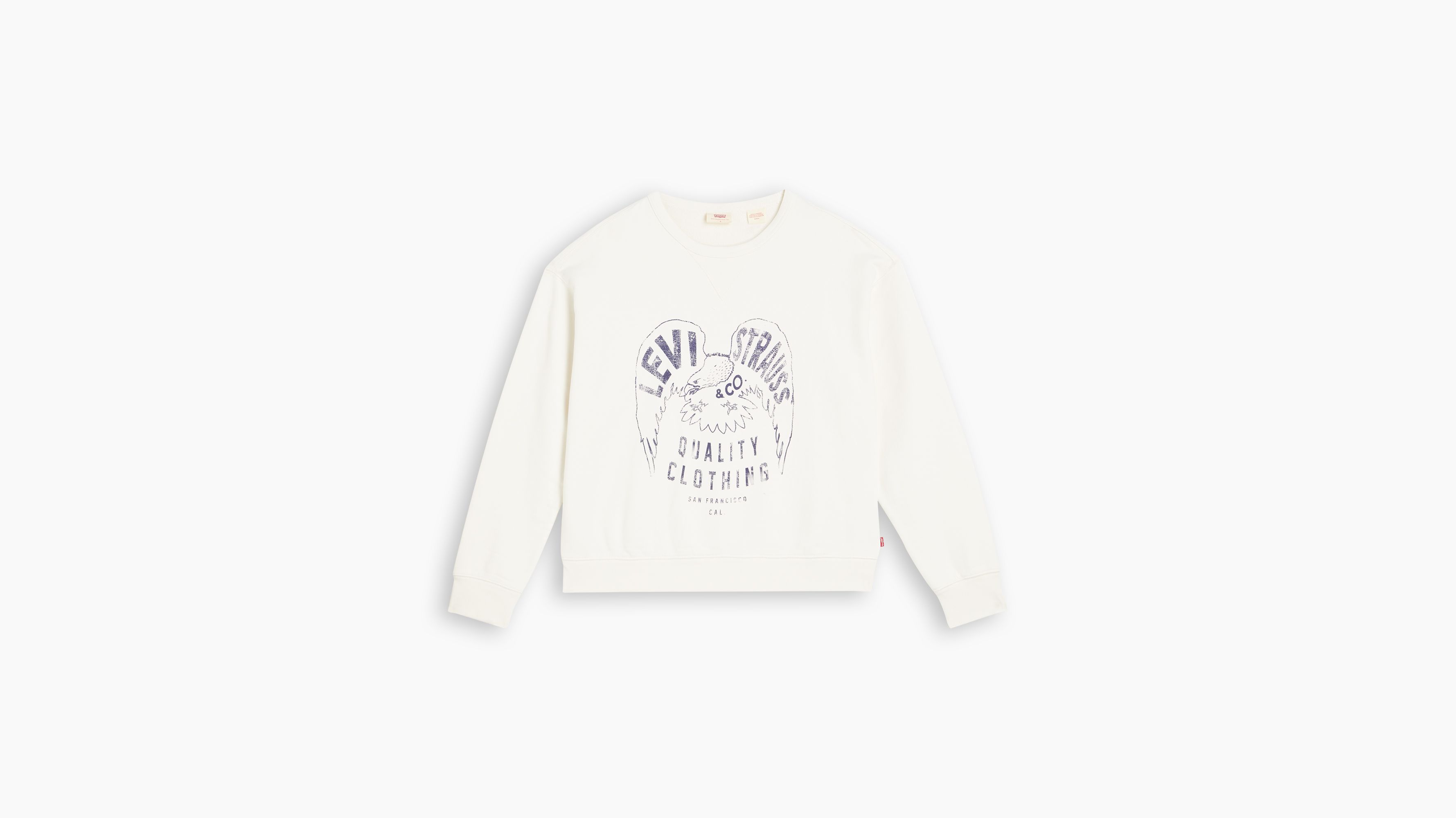 Graphic Signature Crewneck Sweatshirt - Cream | Levi's® GB