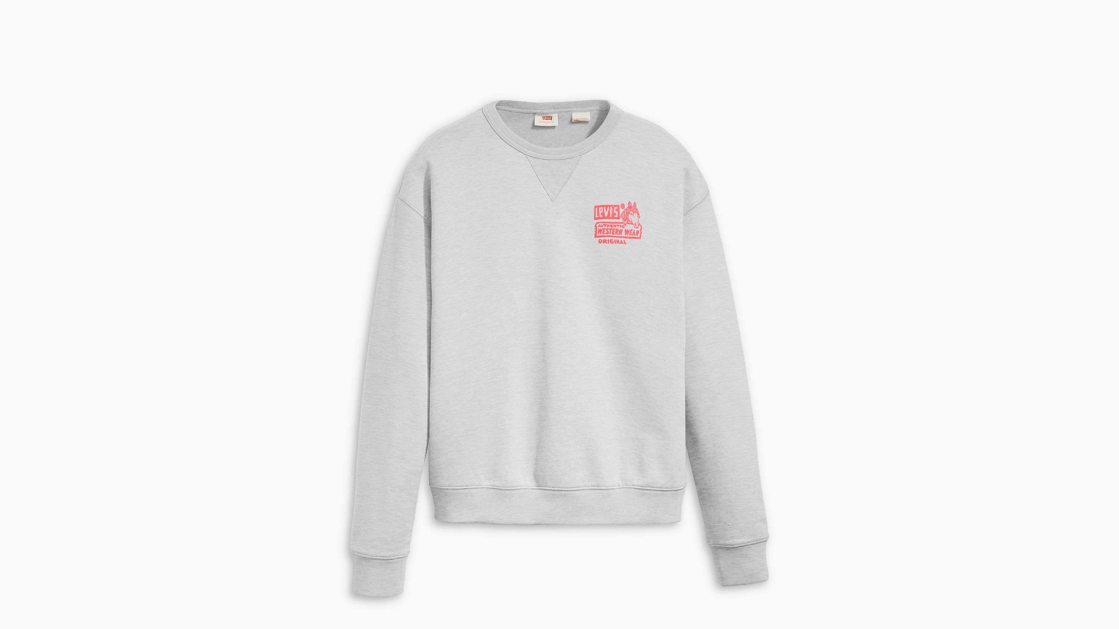 Graphic Signature Crewneck Sweatshirt - Red