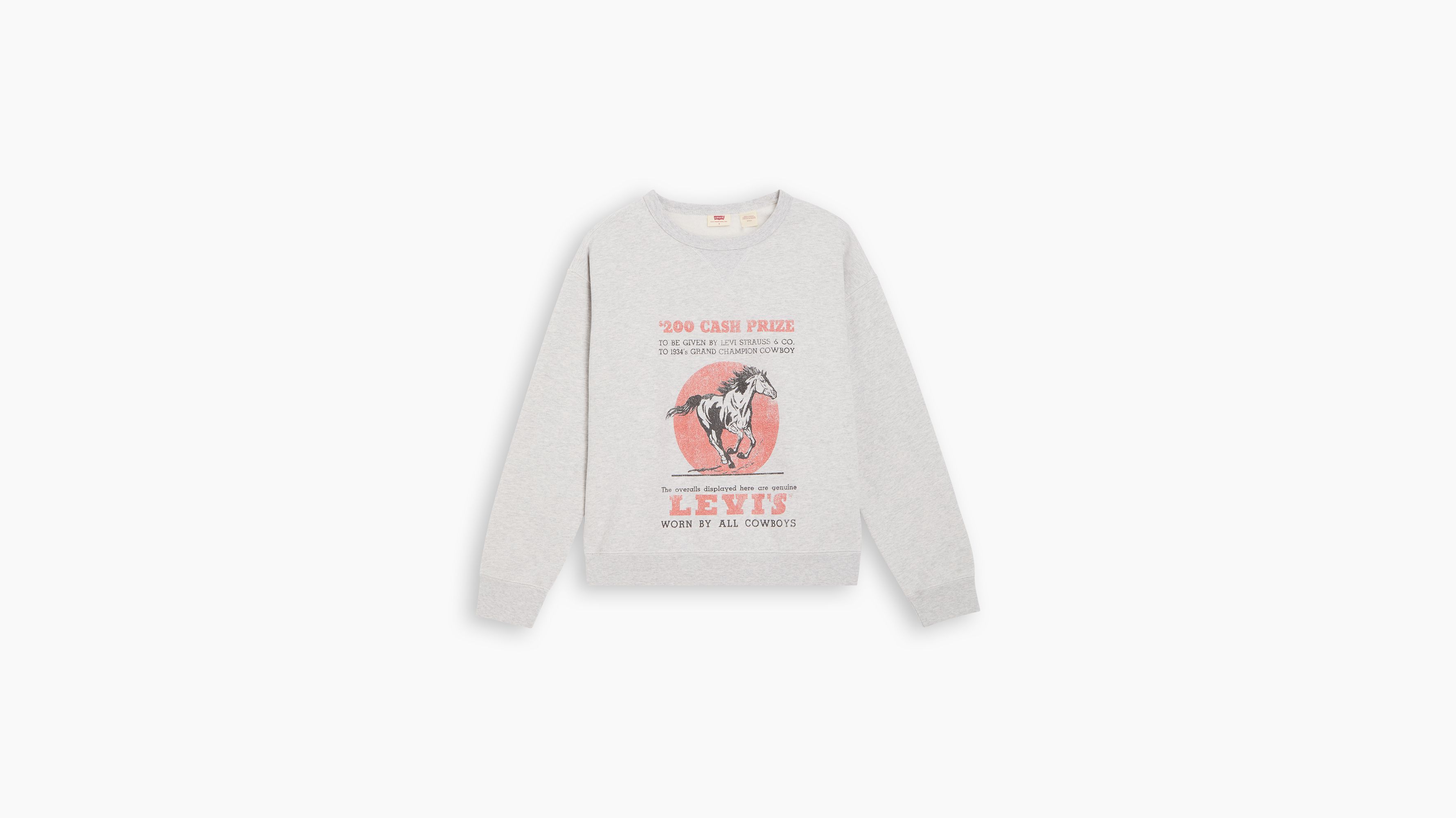 Felpa girocollo con stampa esclusiva 5