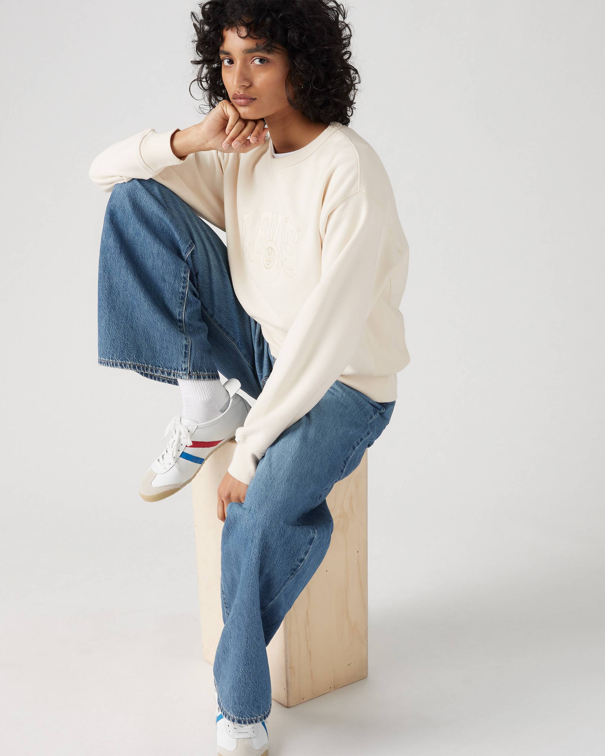 Graphic Heritage Crewneck Sweatshirt - White | Levi's® US Graphic Heritage Crewneck Sweatshirt - White | Levi's® US