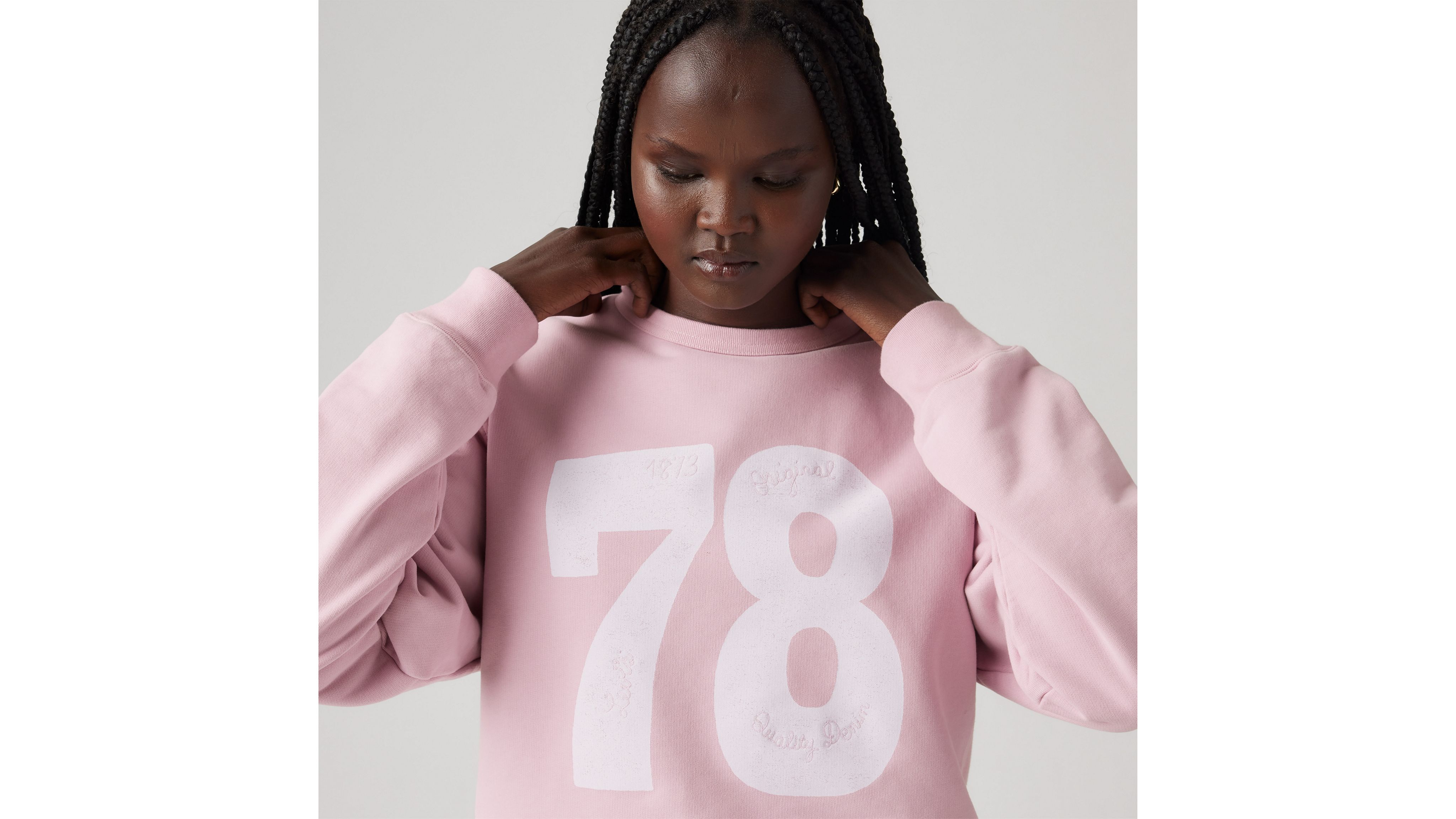 Levi's Graphic Heritage Crewneck Sweatshirt In Crew Seventy Eight