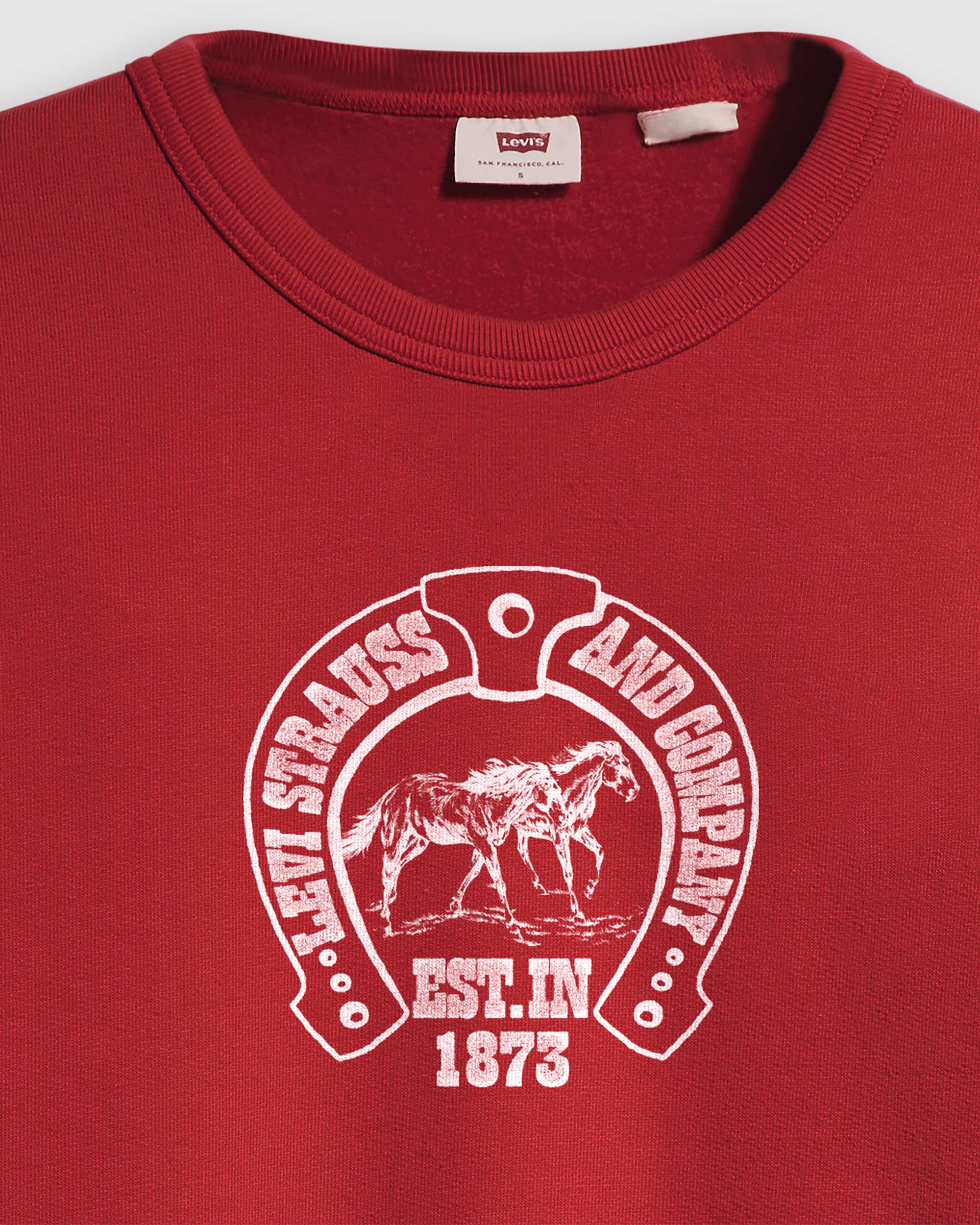 Graphic Heritage Crewneck Sweatshirt - Red | Levi's® US Graphic Heritage Crewneck Sweatshirt - Red | Levi's® US